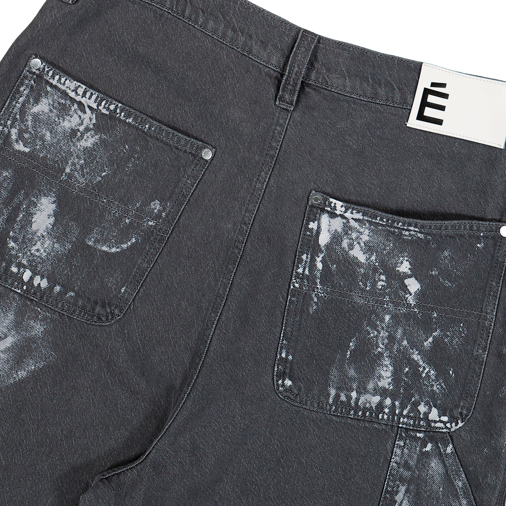 Loose Jeans Shorts Paint - Image 6