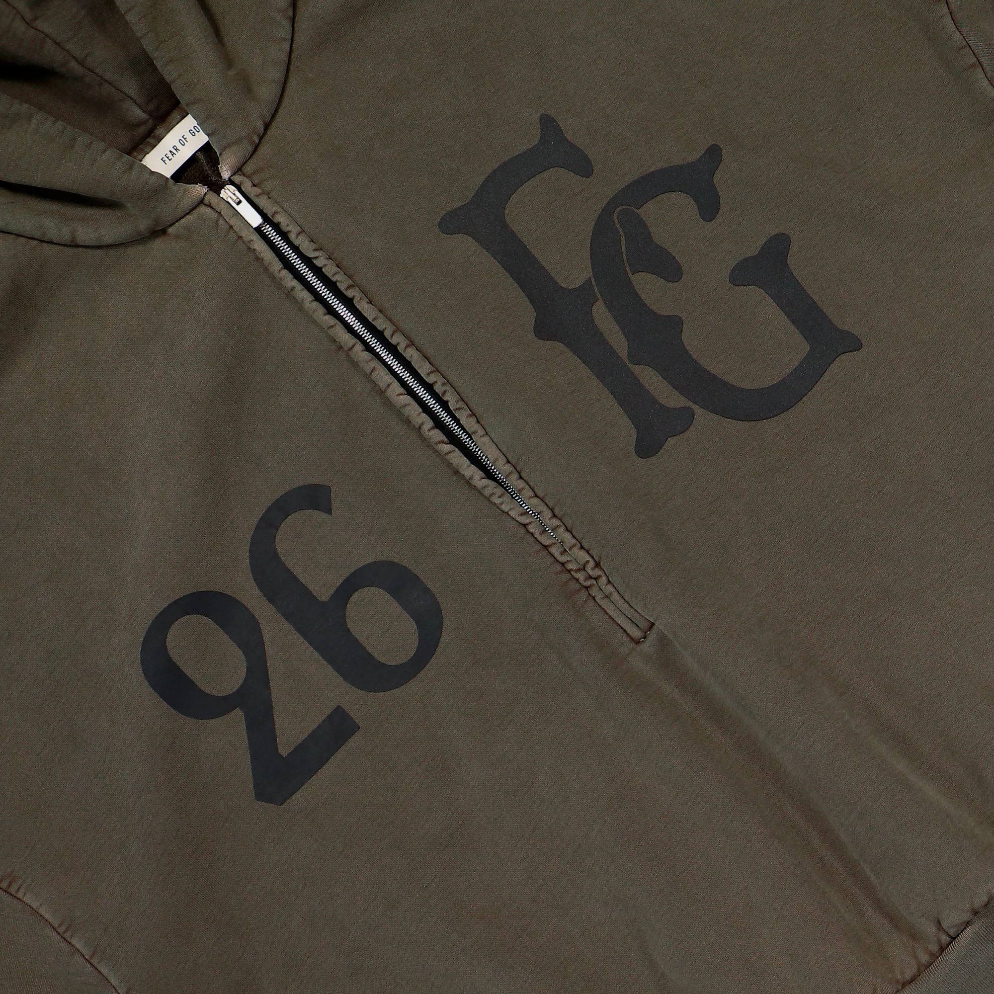 Baseball Club Half Zip Hoodie - Image 4