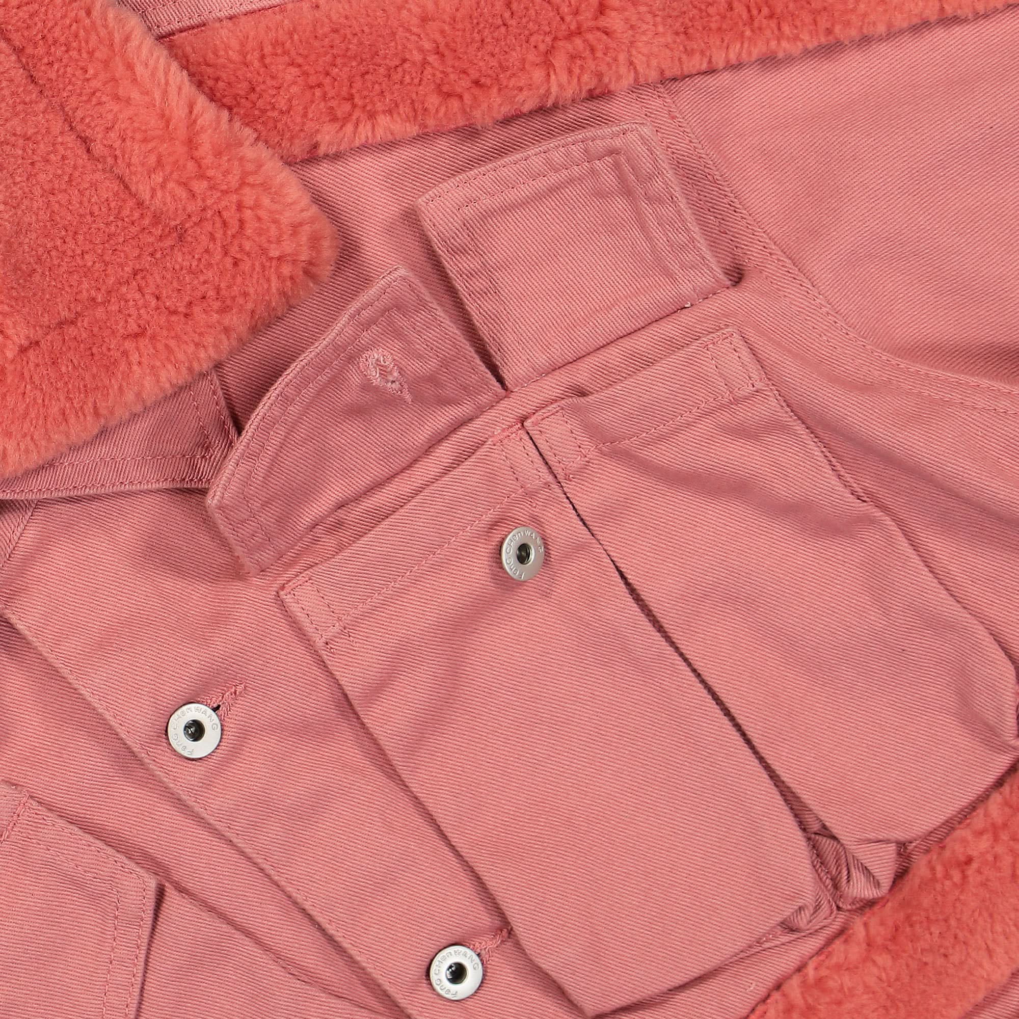 Denim Jacket With Sherpa Panel - Image 3