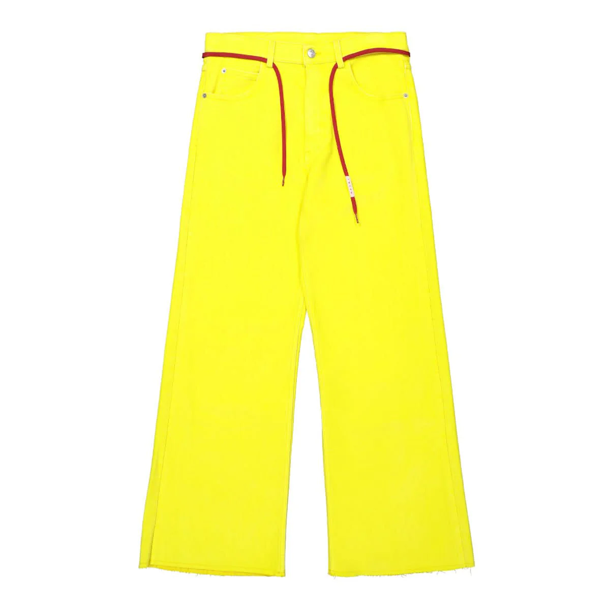 Flared Stretch Denim Pants