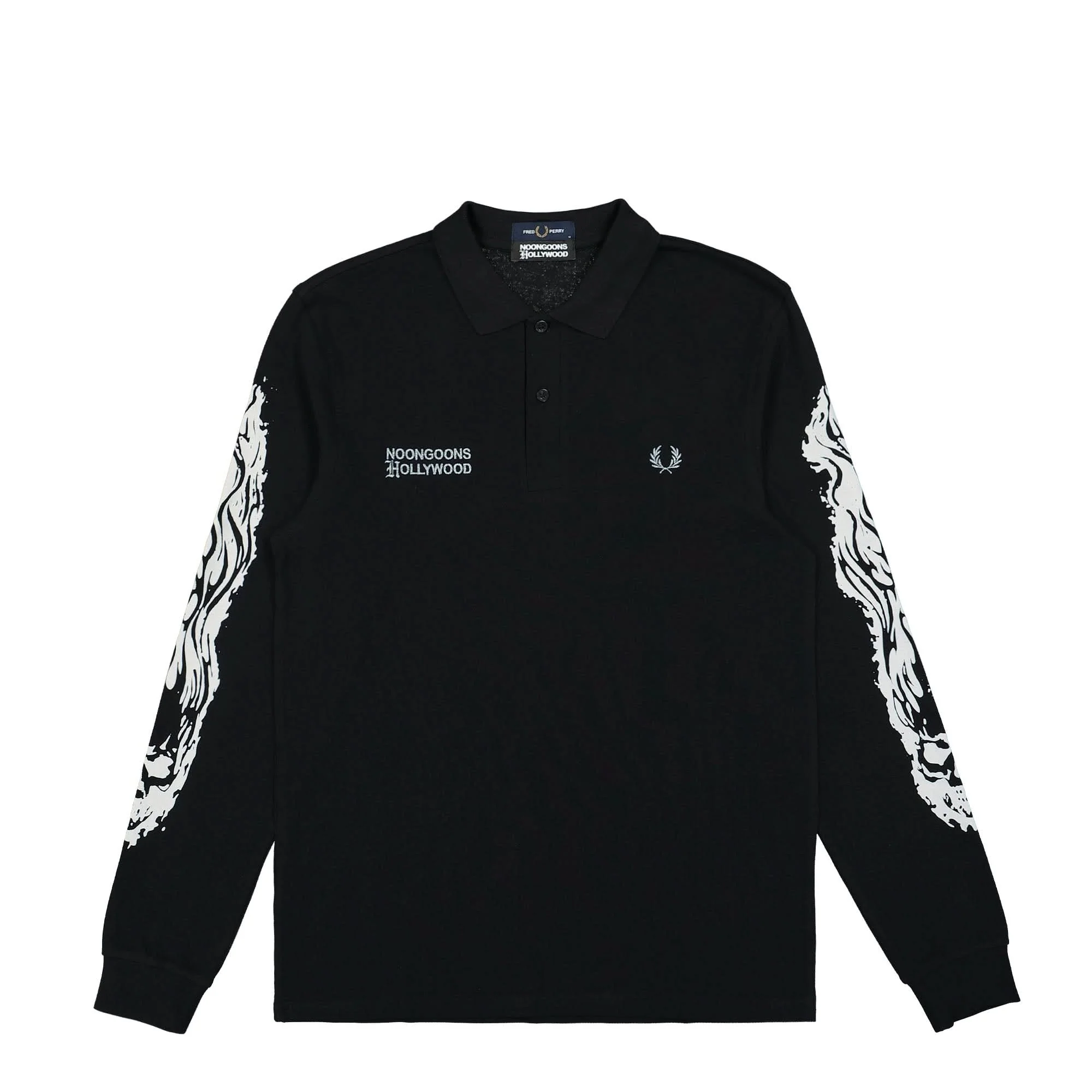 LS Printed Polo Shirt