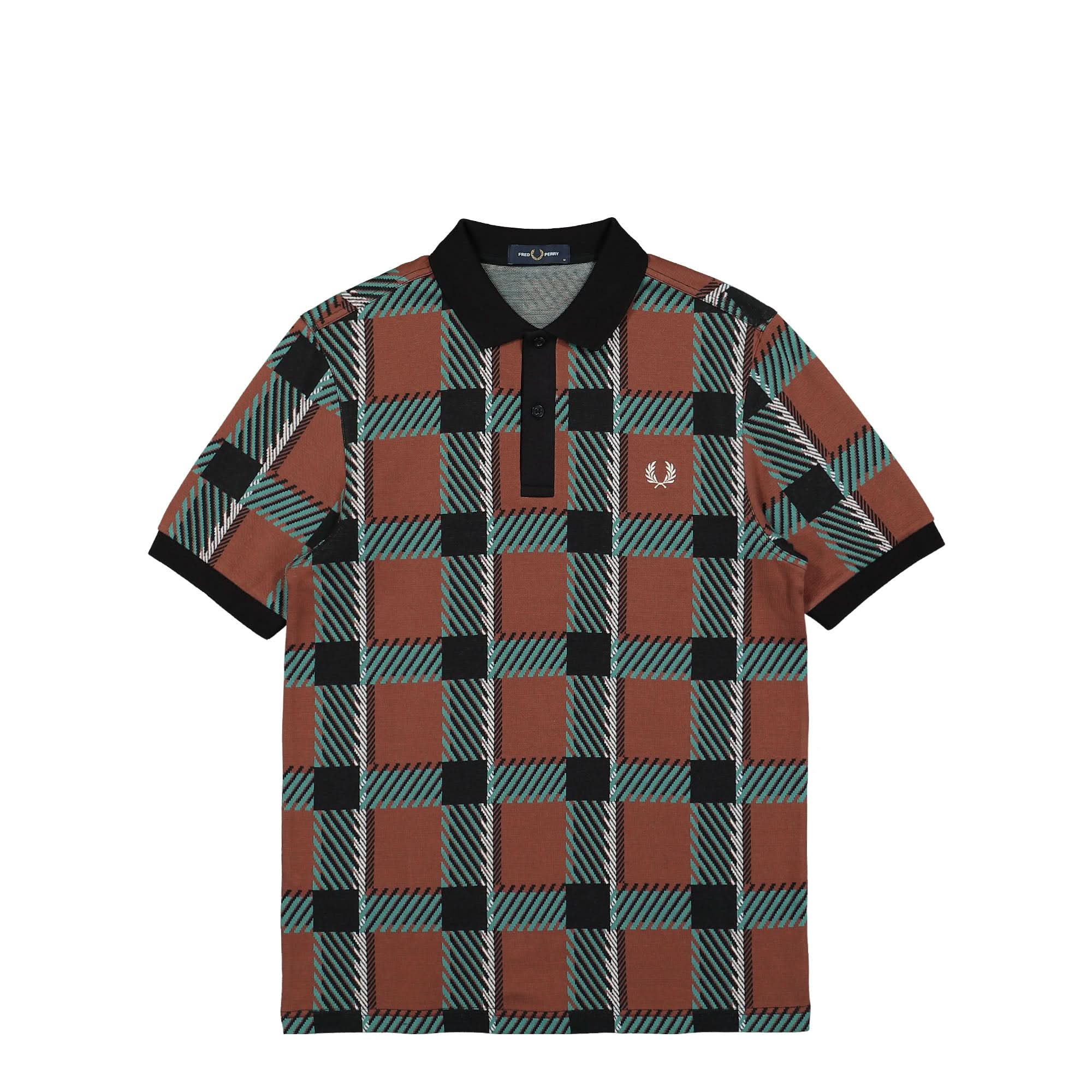 Glitch Tartan Polo Shirt
