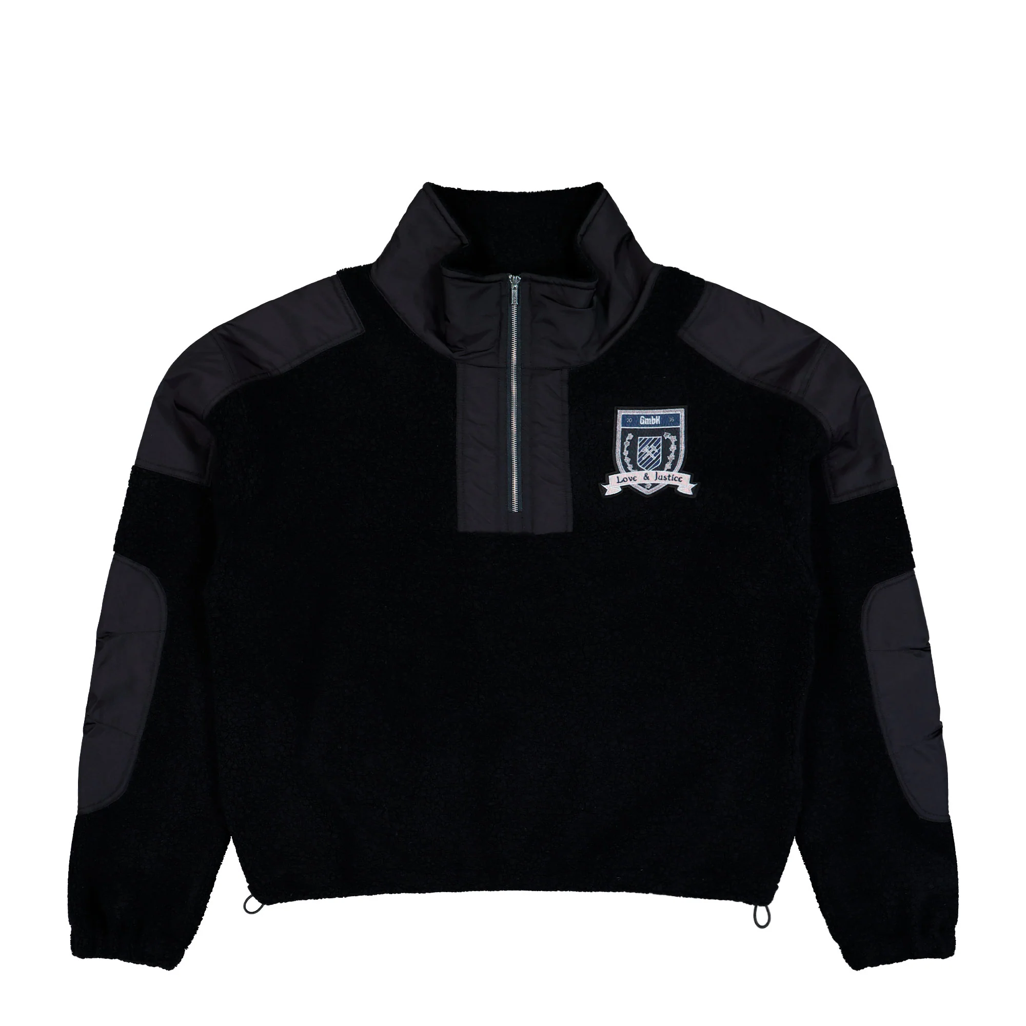 Fleece Half-Zip W Patches