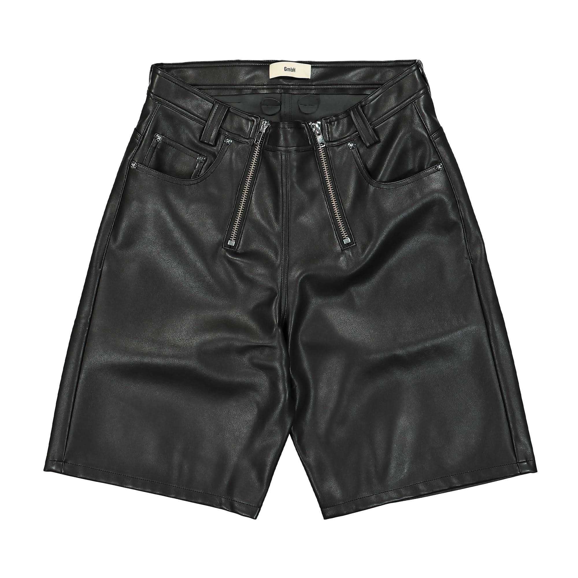 Wide Leg Shorts With Double Zip