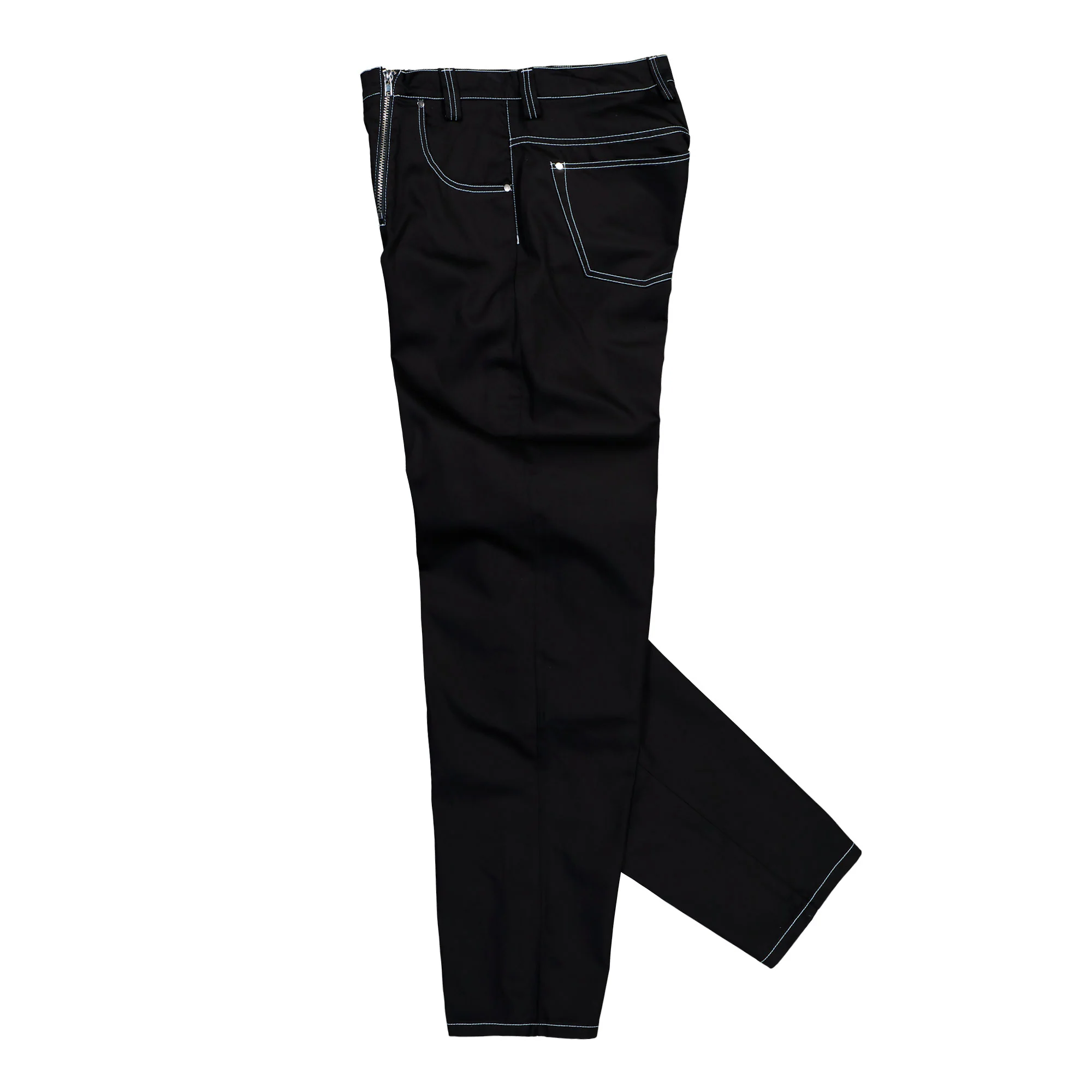 Wide Leg Trousers With Double Zip - Image 3