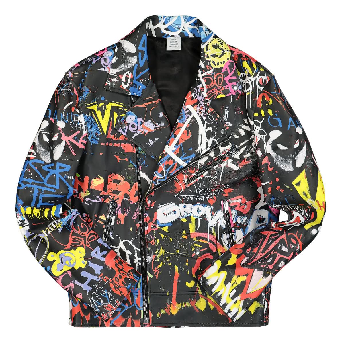 Graffiti Biker Jacket