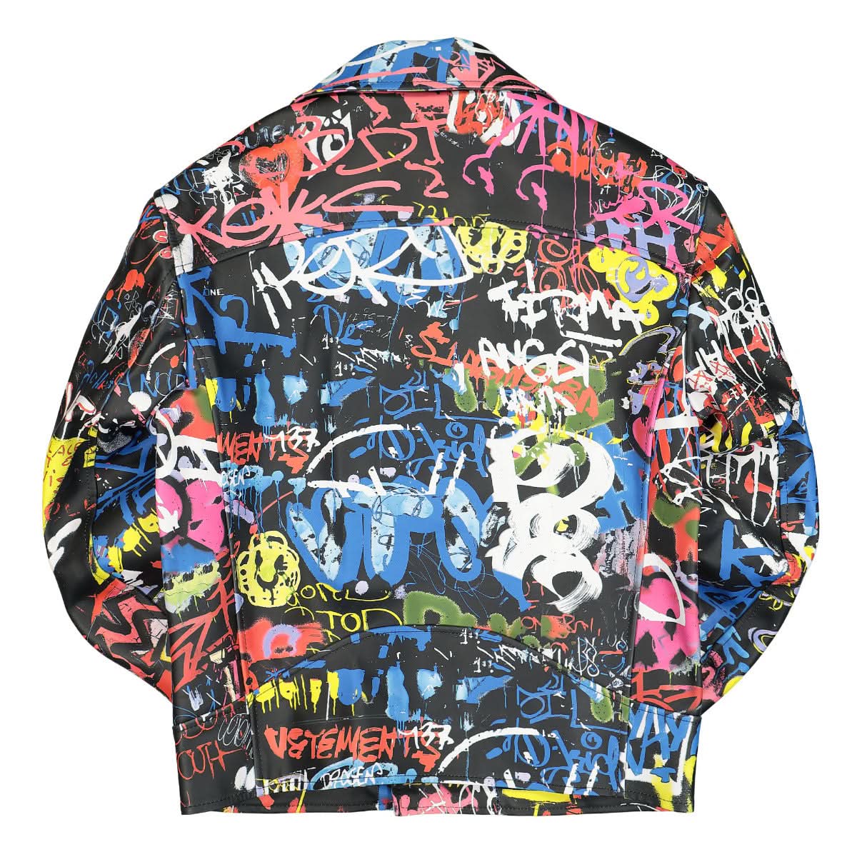 Graffiti Biker Jacket - Image 2