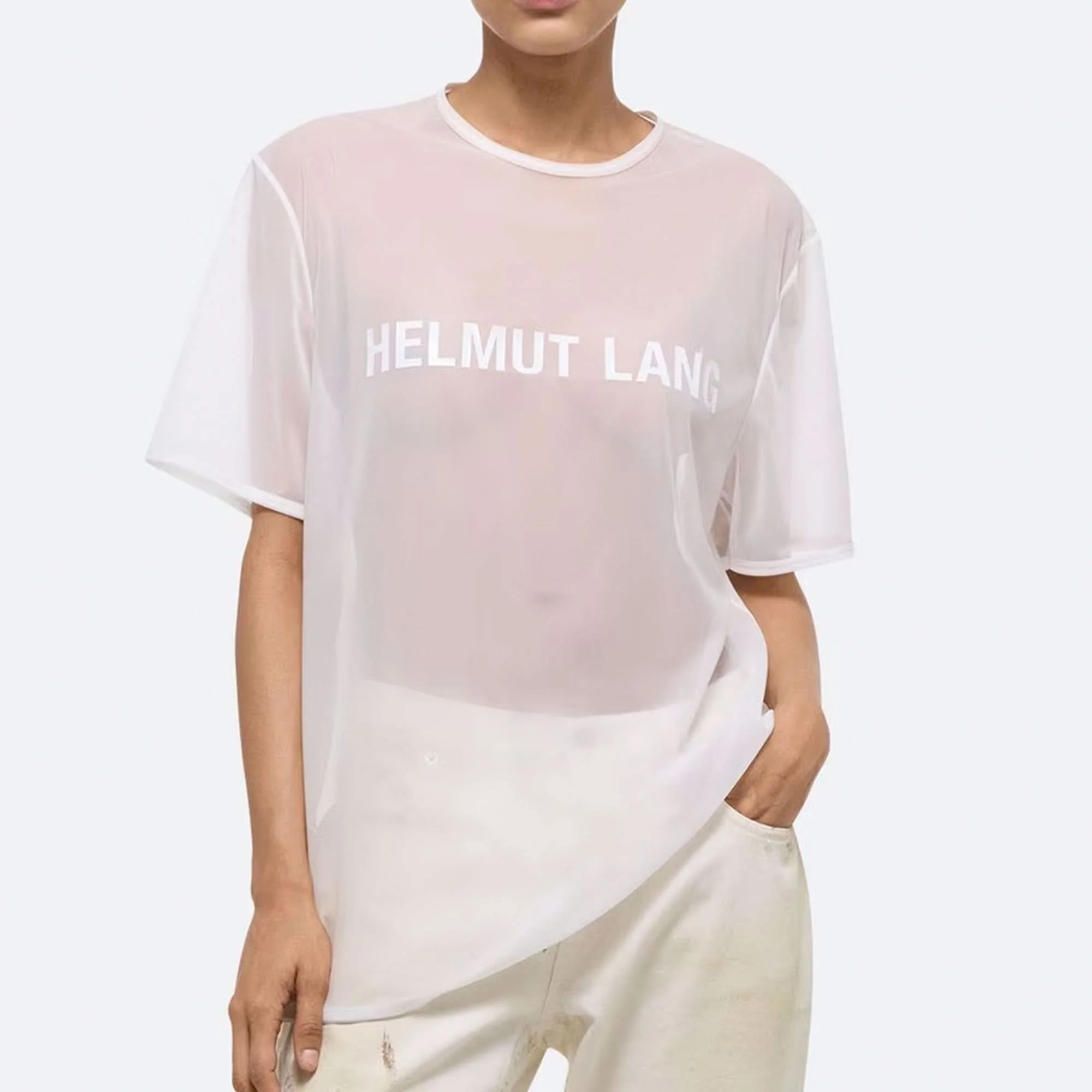 Sheer Logo Tee - Image 5