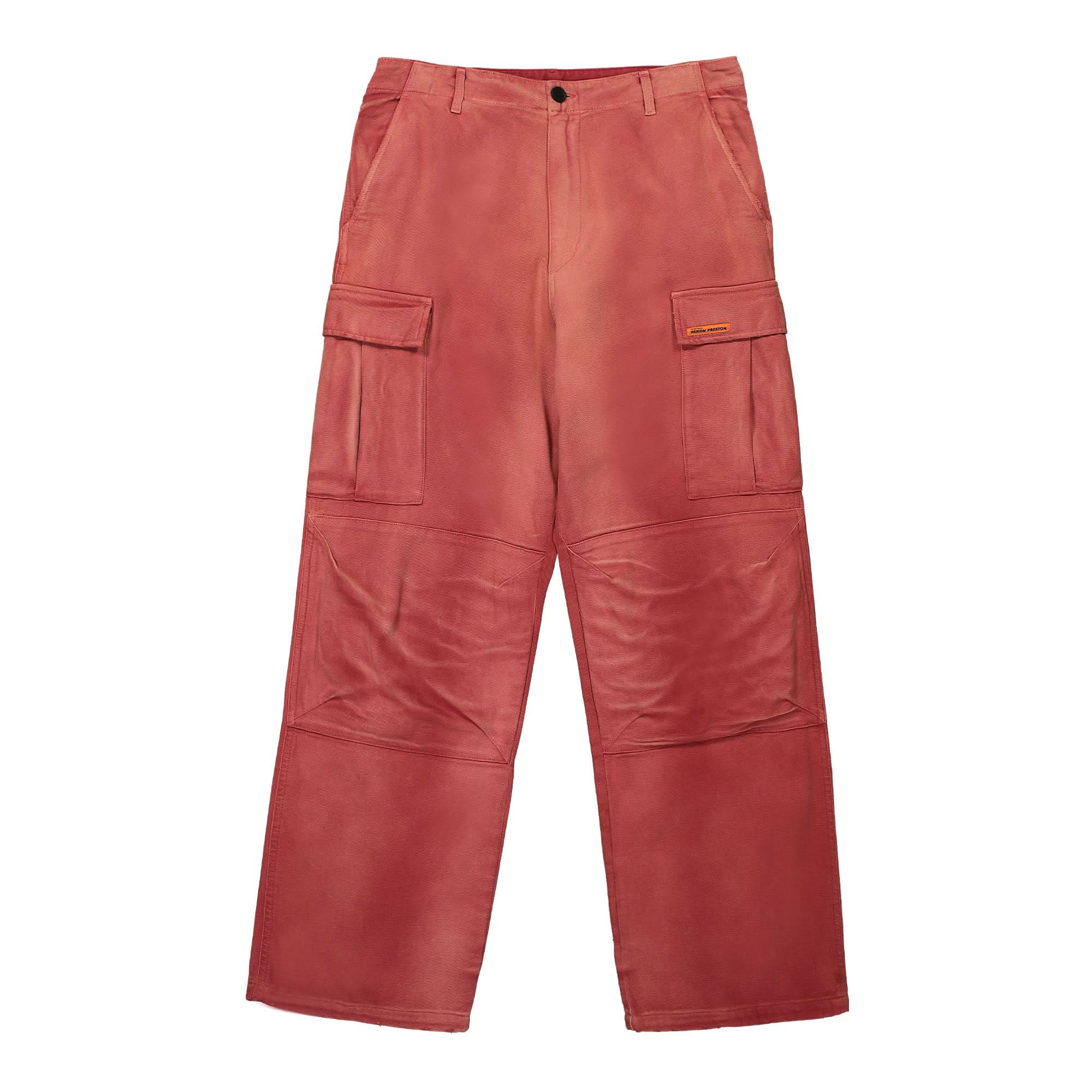 Distressed Canvas Cargo Pants