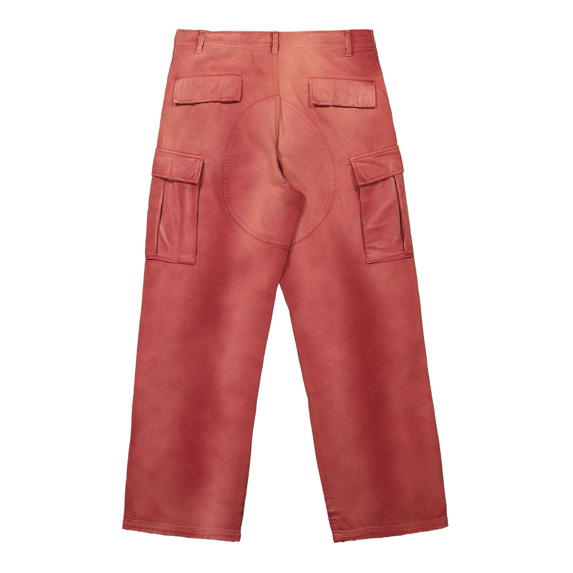 Distressed Canvas Cargo Pants - Image 2