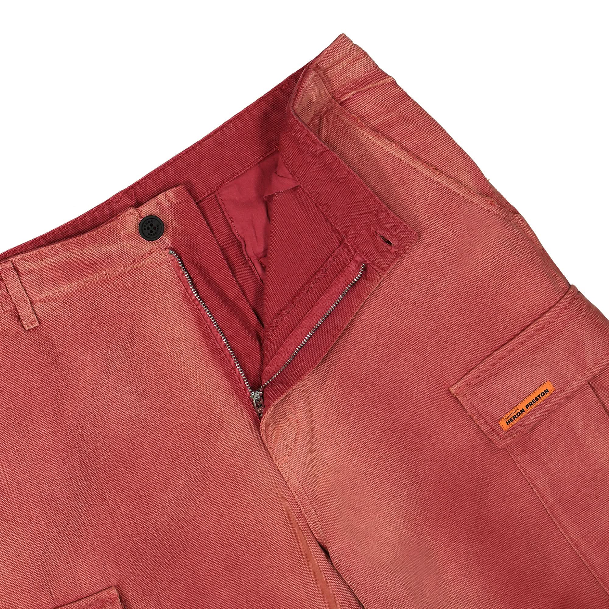 Distressed Canvas Cargo Pants - Image 4