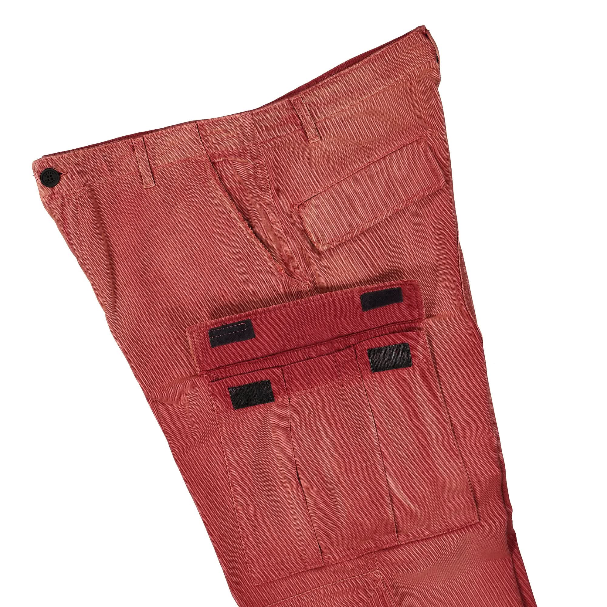 Distressed Canvas Cargo Pants - Image 6