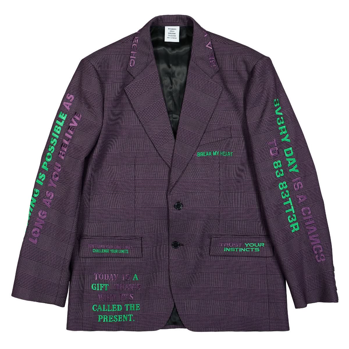 Hidden Message Tailored Jacket