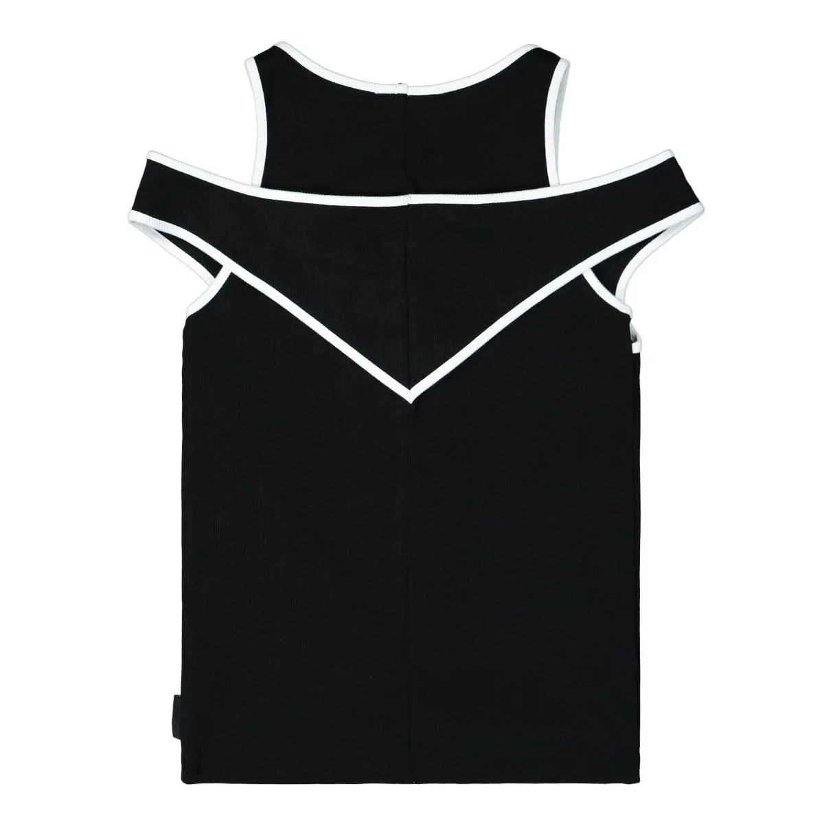 Knitted Off Shoulder Tank Top - Image 2