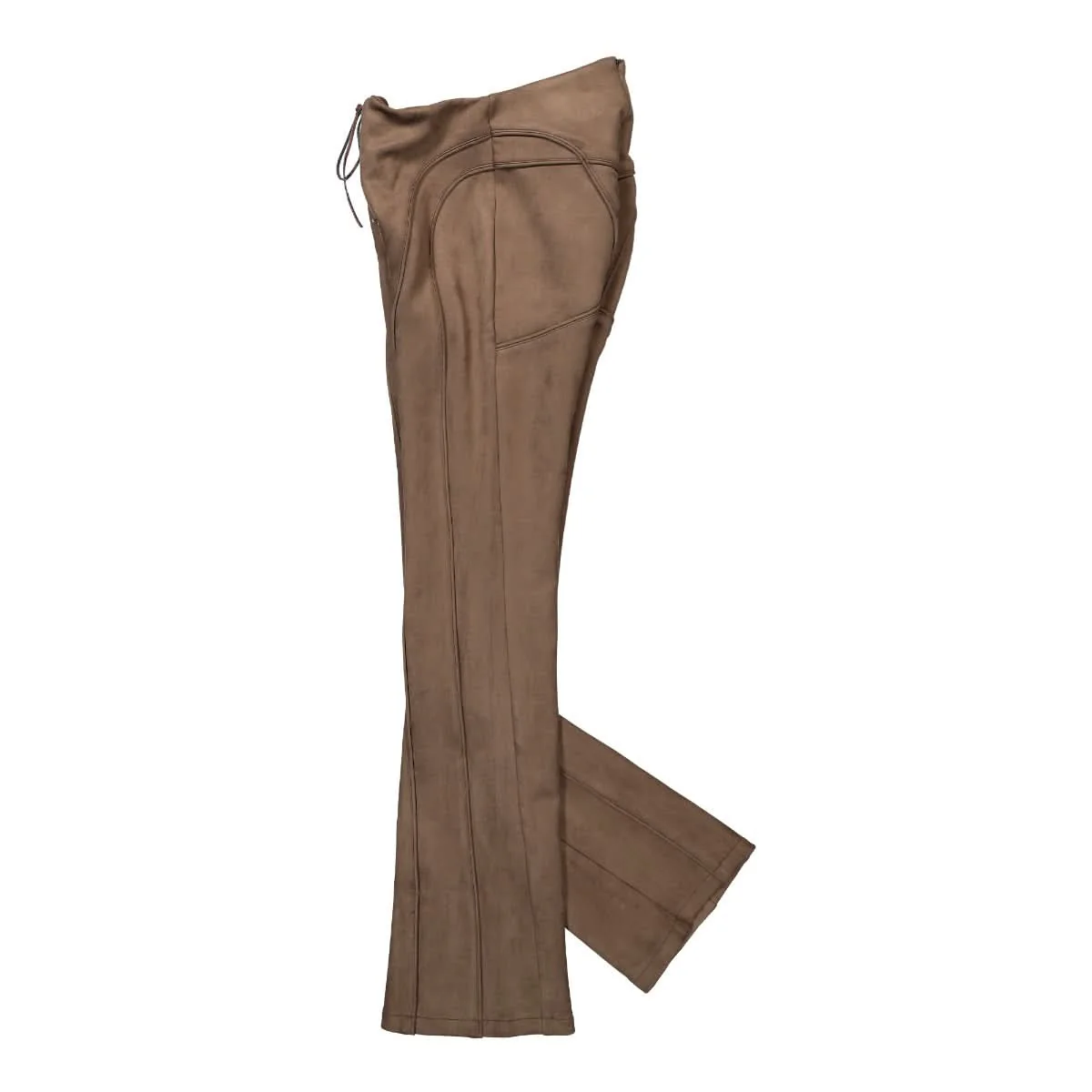 Lara Vegan Suede Trousers - Image 3