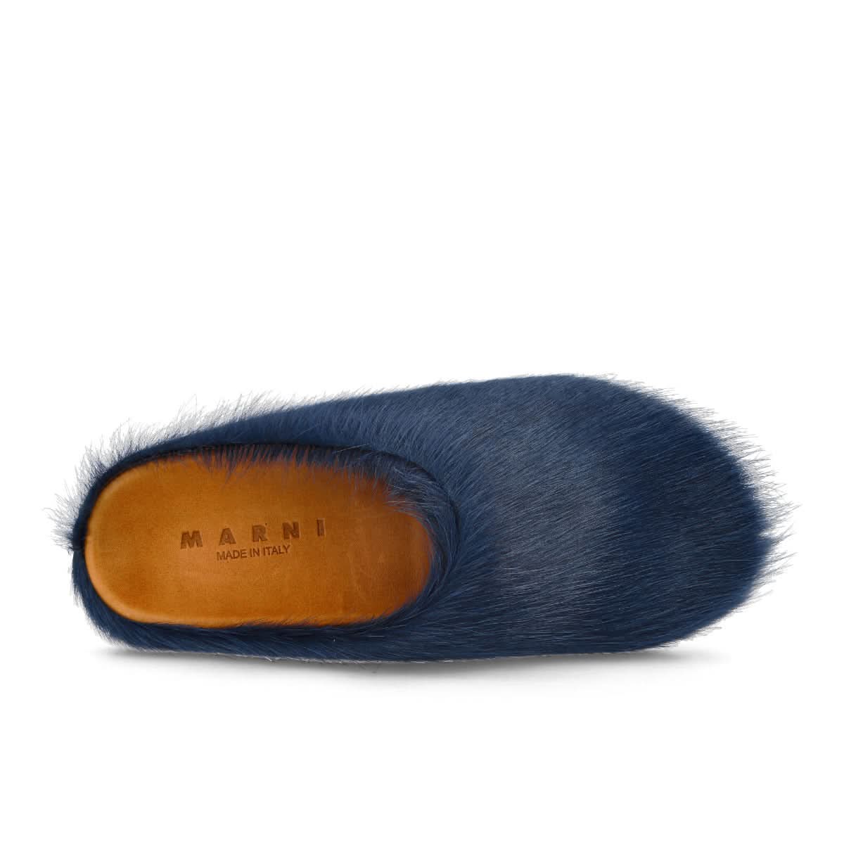Long Hair Calfskin Fussbett Sabot - Image 5