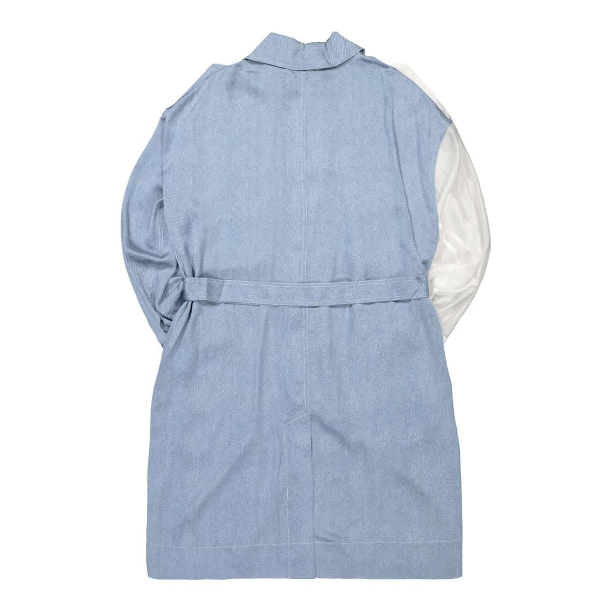 Long Two Tone Coat - Image 2