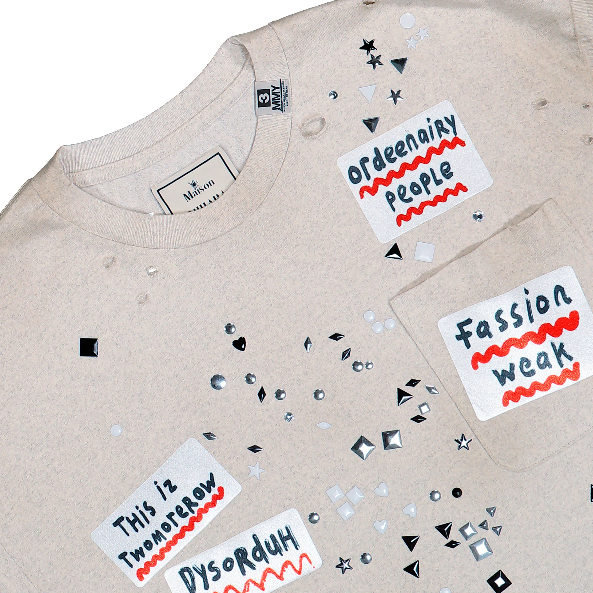 Embellished Sticker Tee - Image 3
