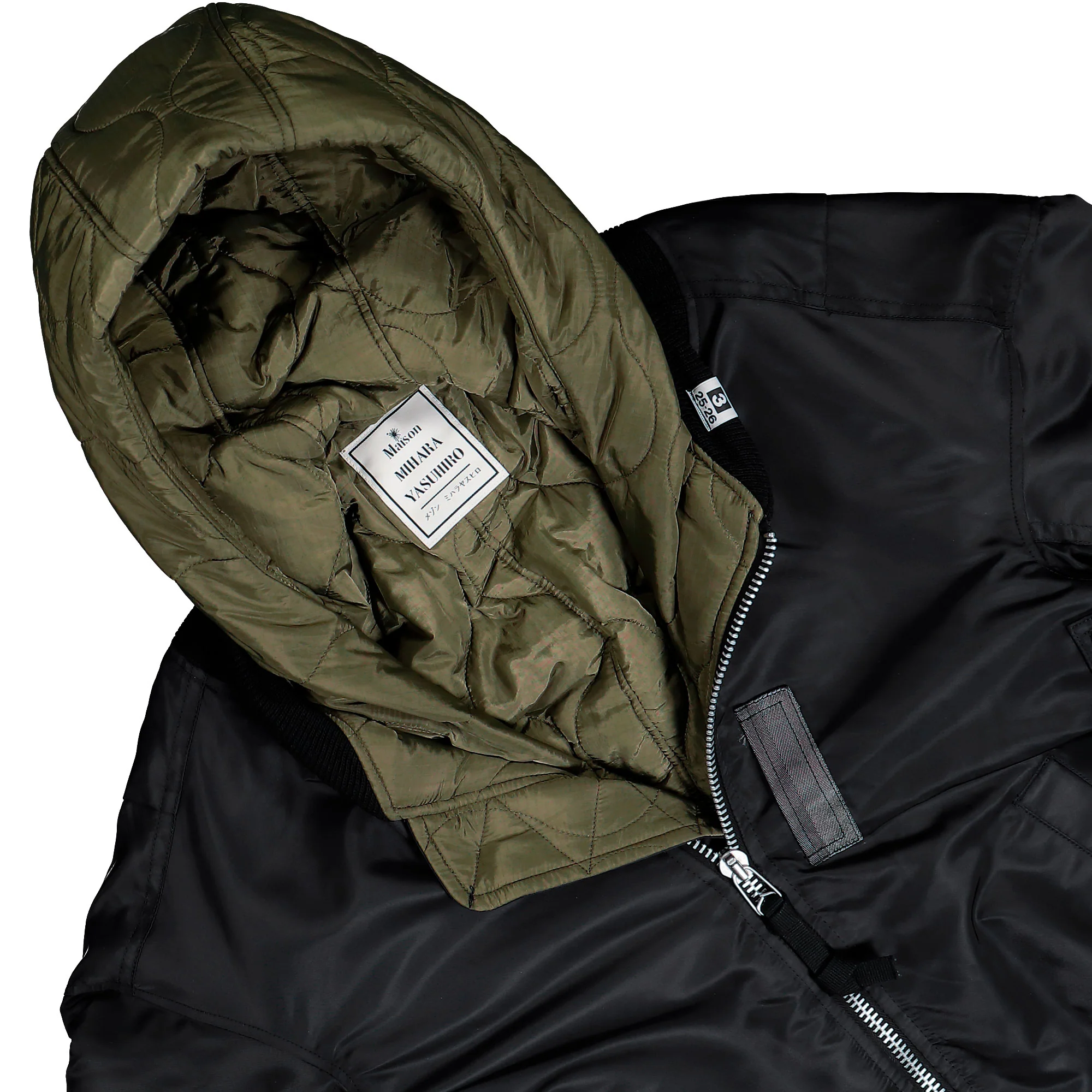 Extended Placket Hood Flight Jacket - Image 3