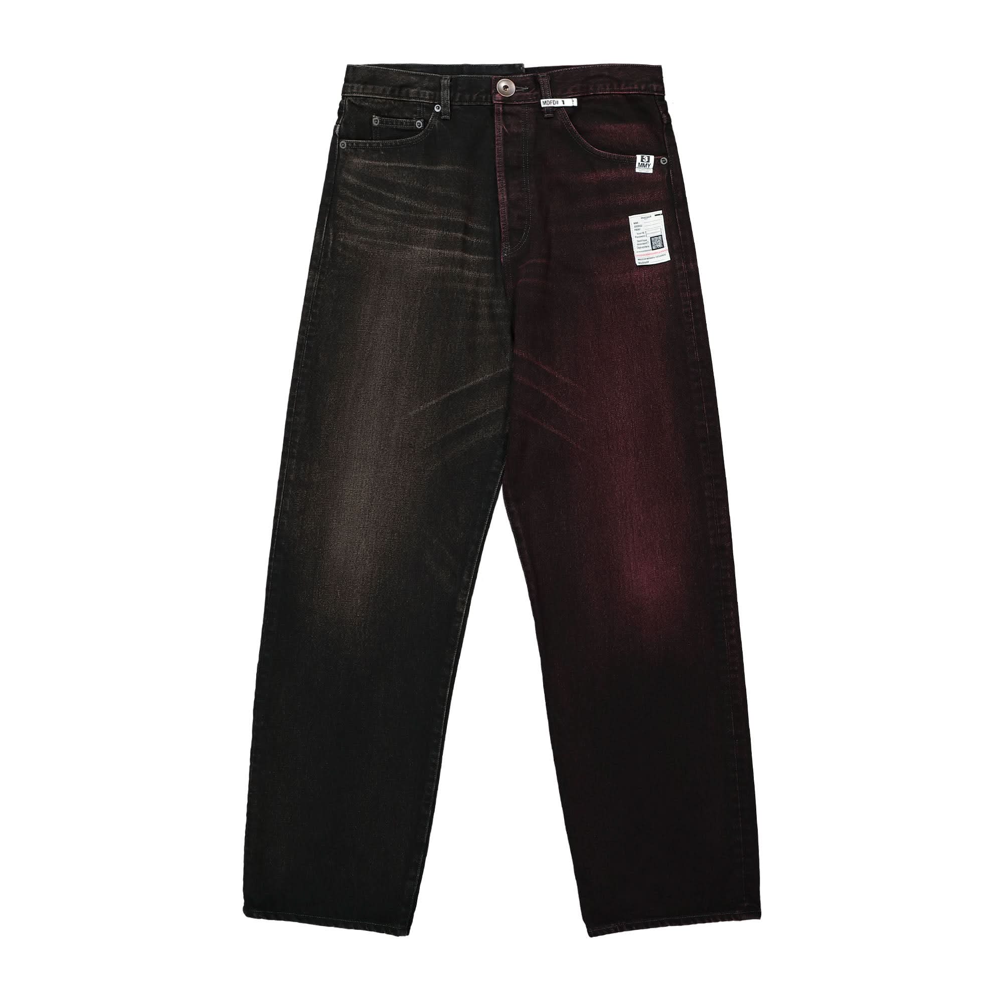 W-Combined Denim Trousers