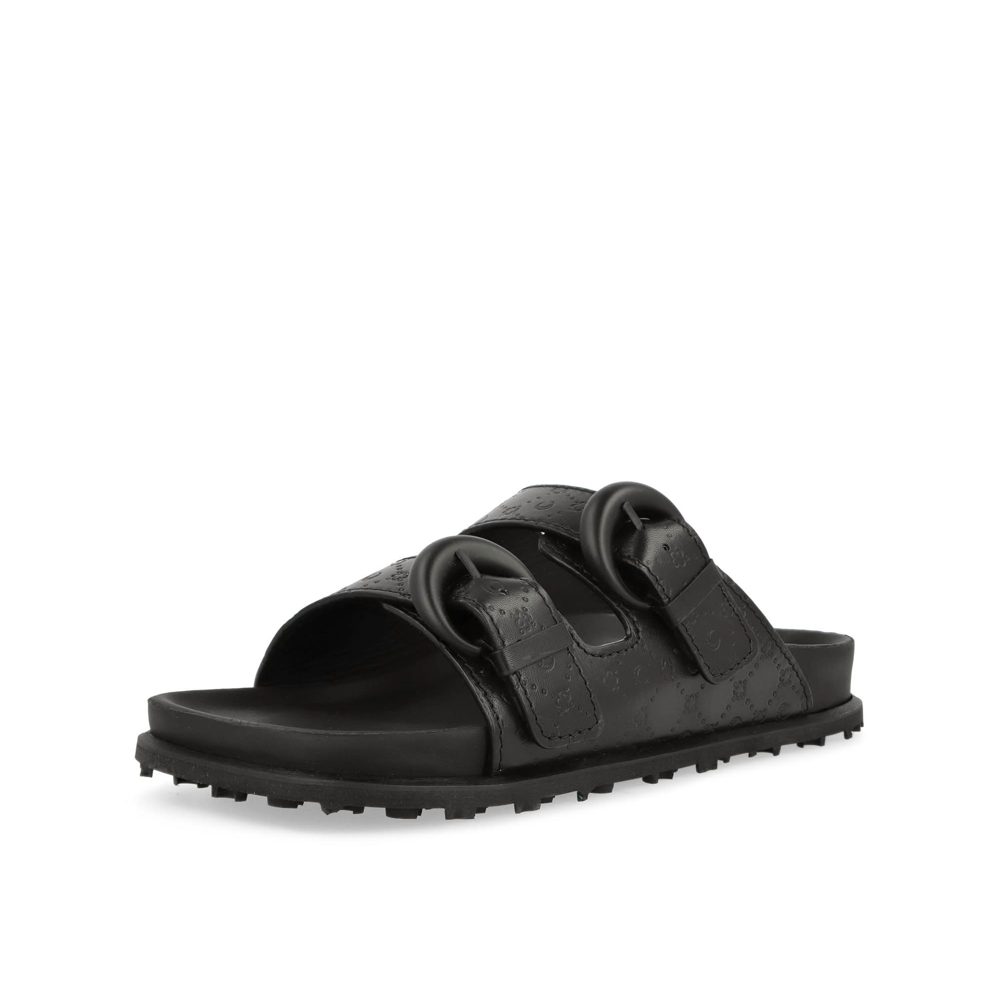 Embossed Leather MS Ground Sandal - Image 4