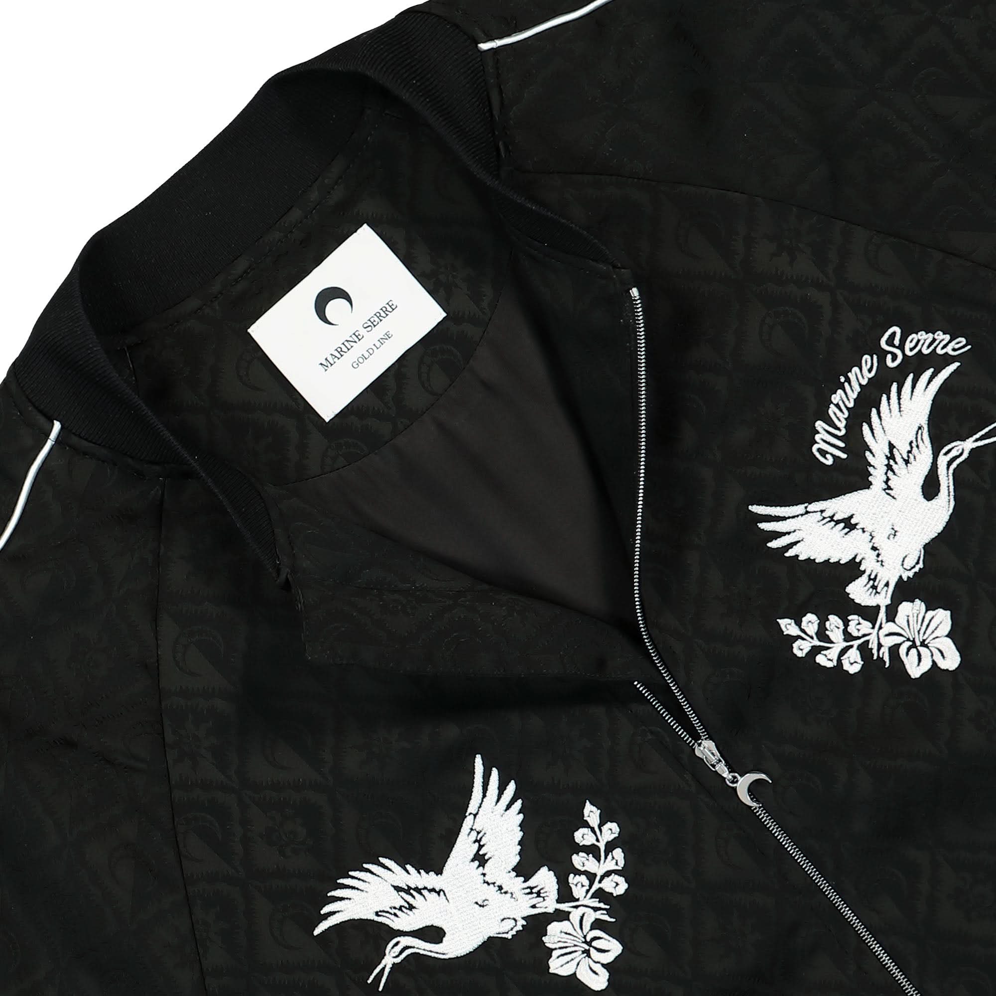 Jacquard Viscose Bomber Jacket - Image 3