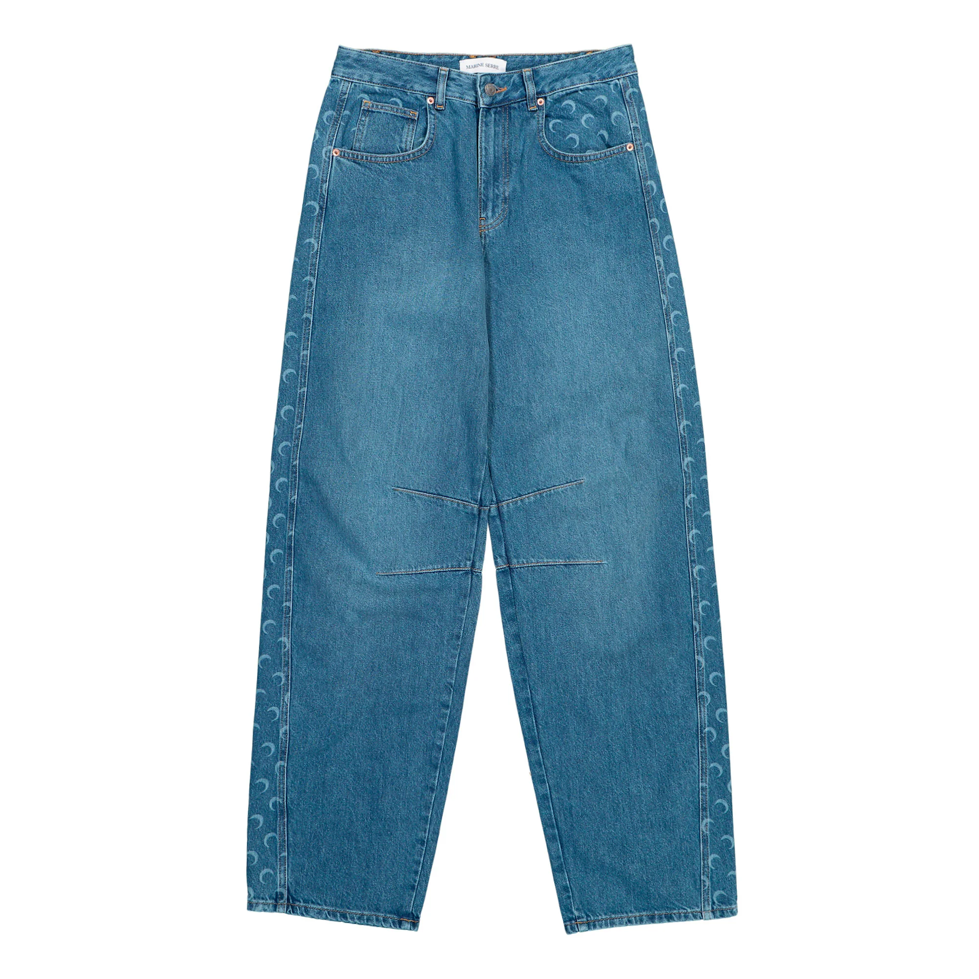 Light Blue Denim Barrel Jeans