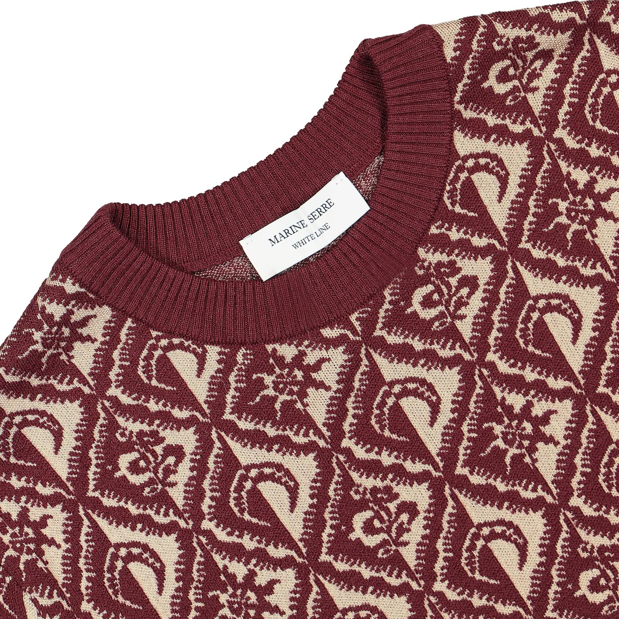 Moon Diamant Knit Jacquard Crewneck Pullover - Image 3