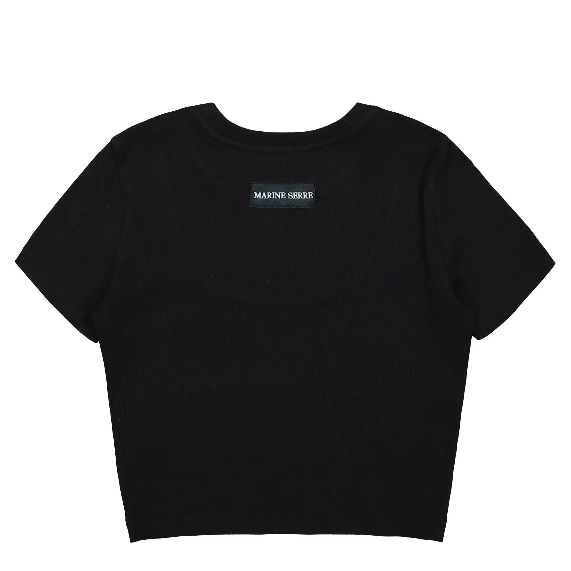 Moon Logo Ribbed Jersey Cut-Out T-Shirt - Image 2