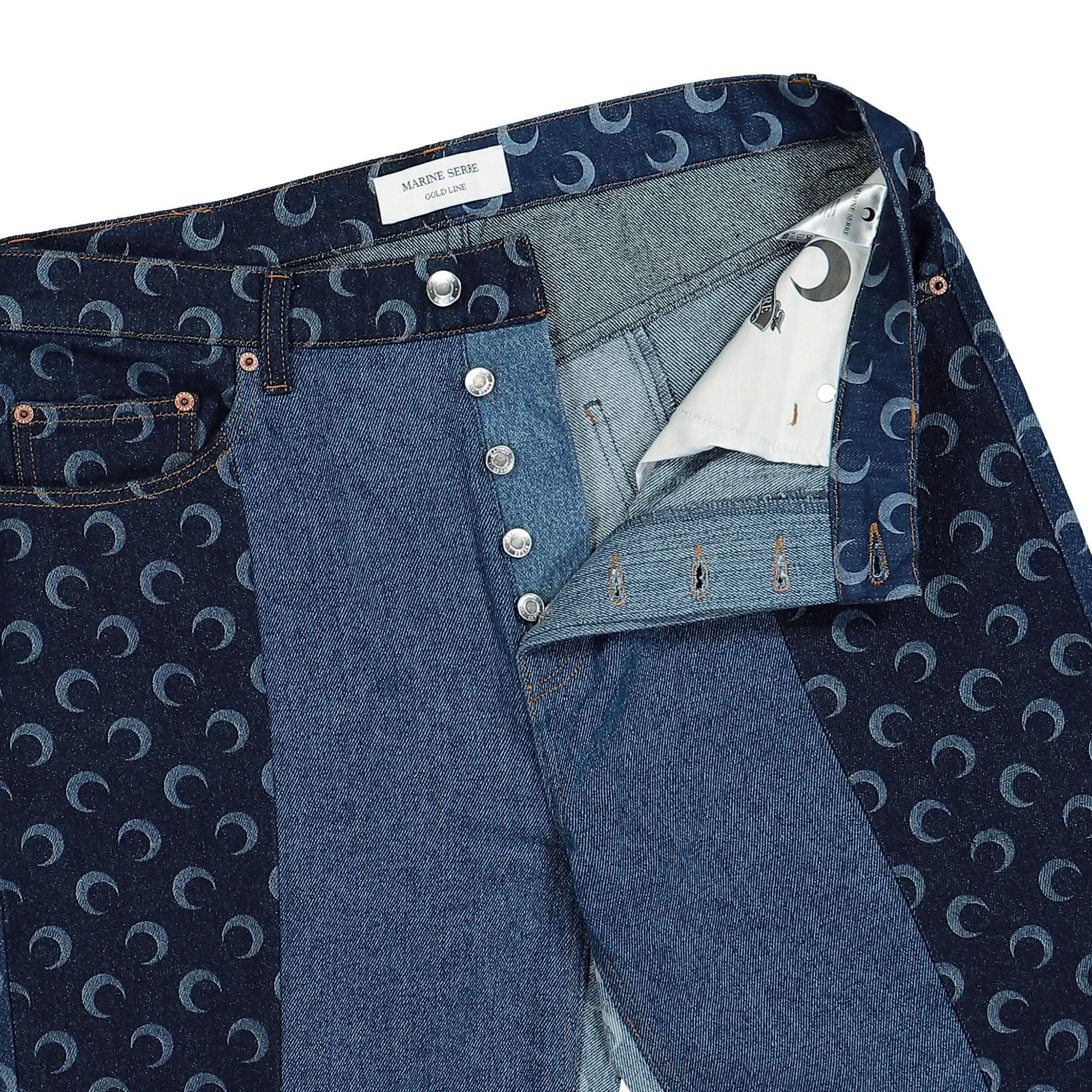 Regenerated Denim Slim Fit Pants - Image 4