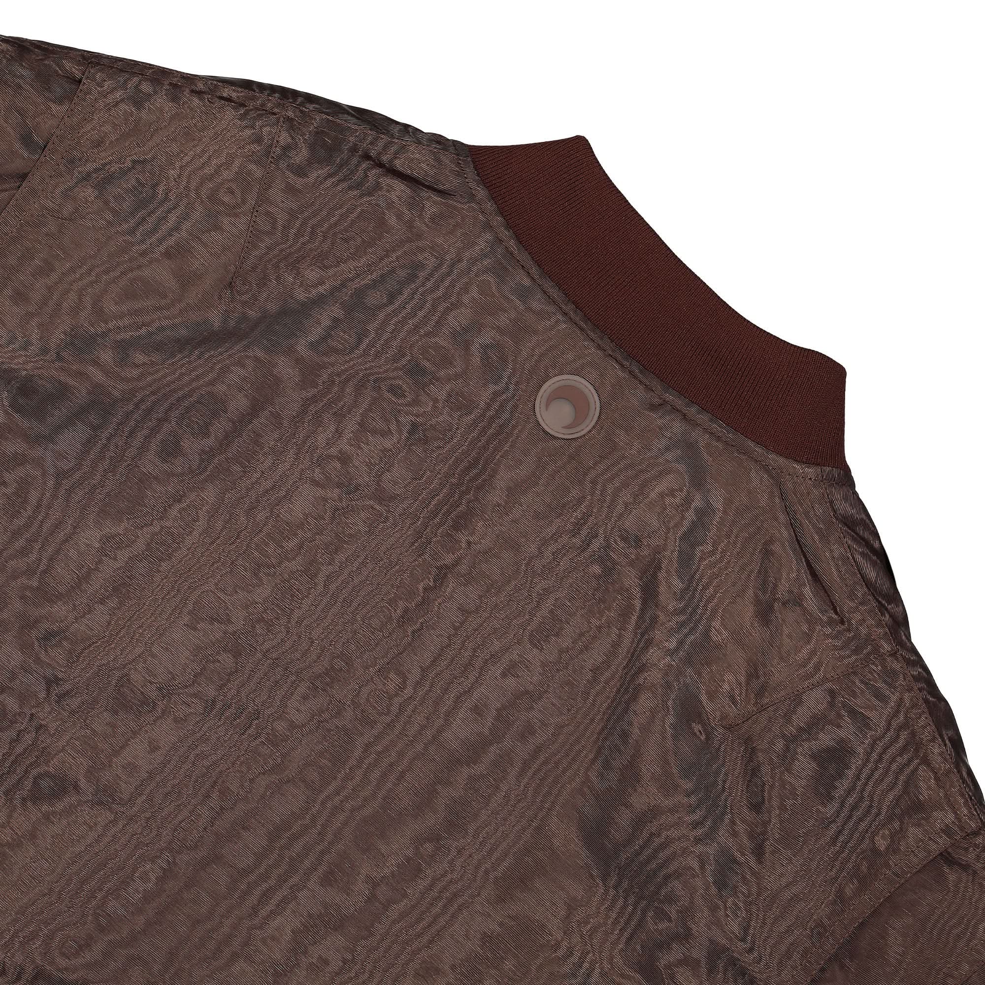 Regenerated Reversible Moire Bomber Jacket - Image 5