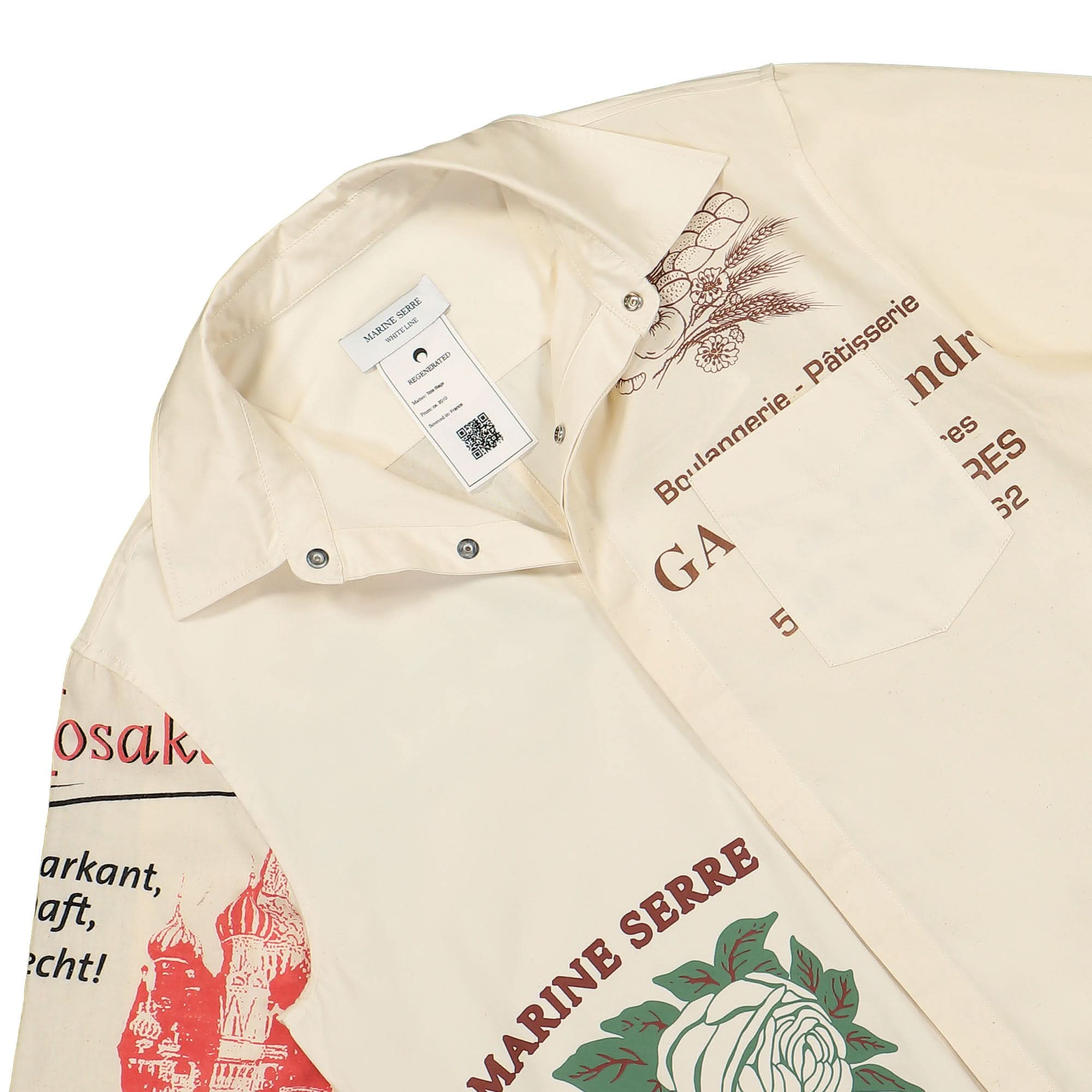 Regenerated Tote Bag Button Down Shirt - Image 3