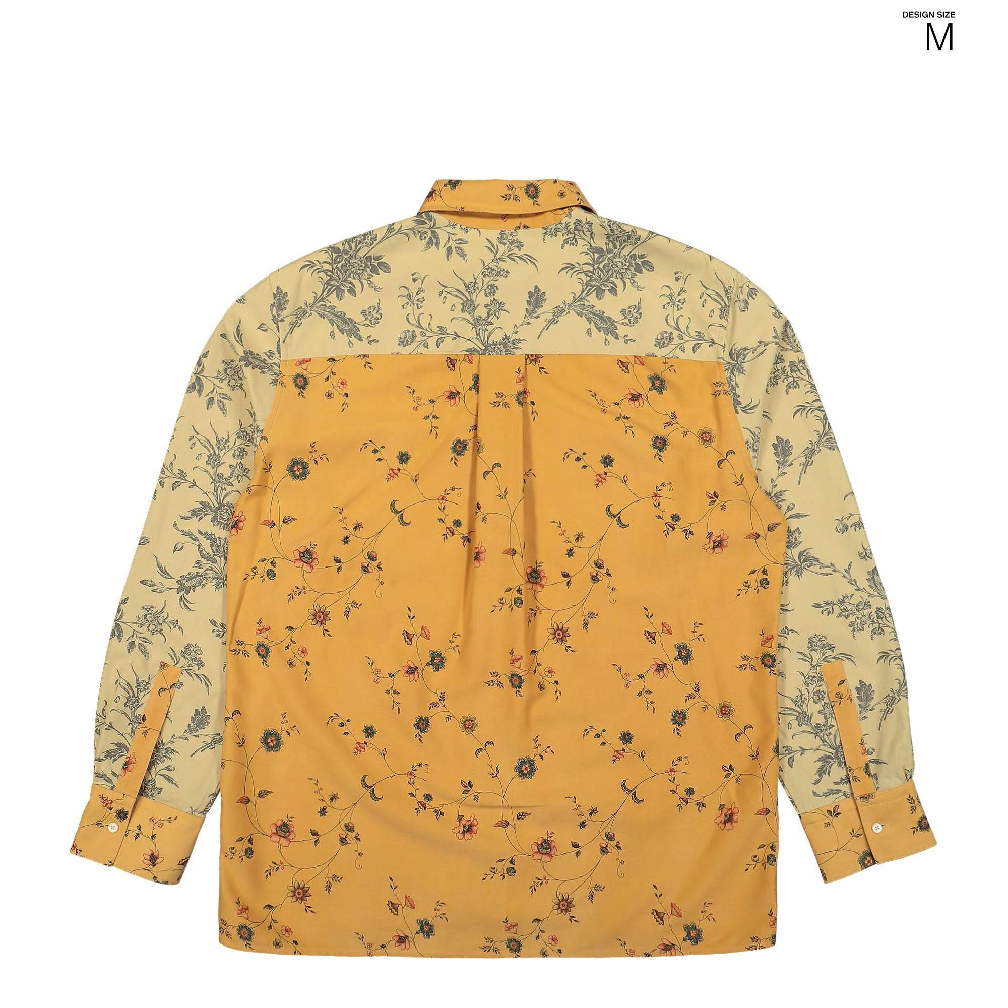 Upcycled Floral Linen Twin Pocket Shirt - Image 2