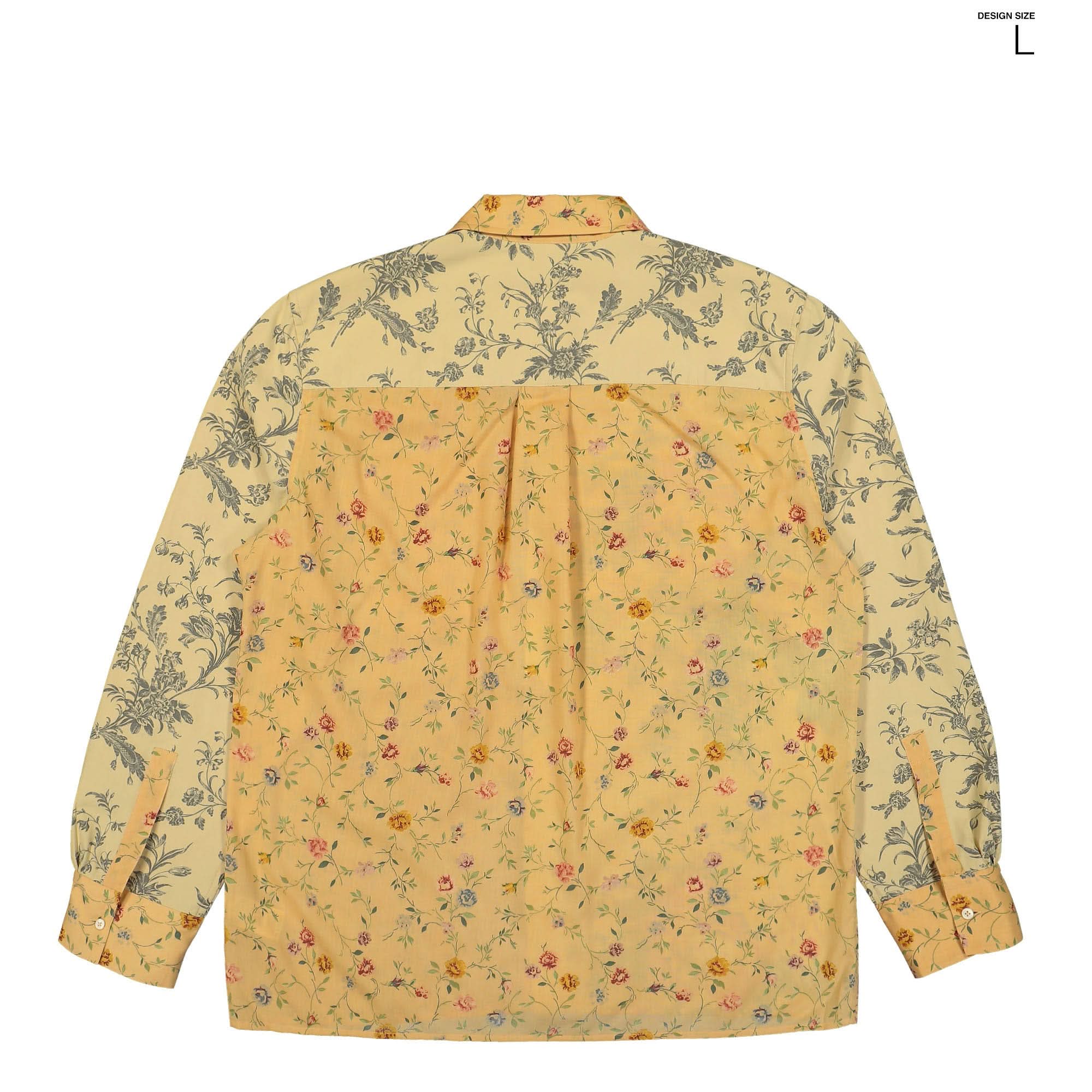 Upcycled Floral Linen Twin Pocket Shirt - Image 6