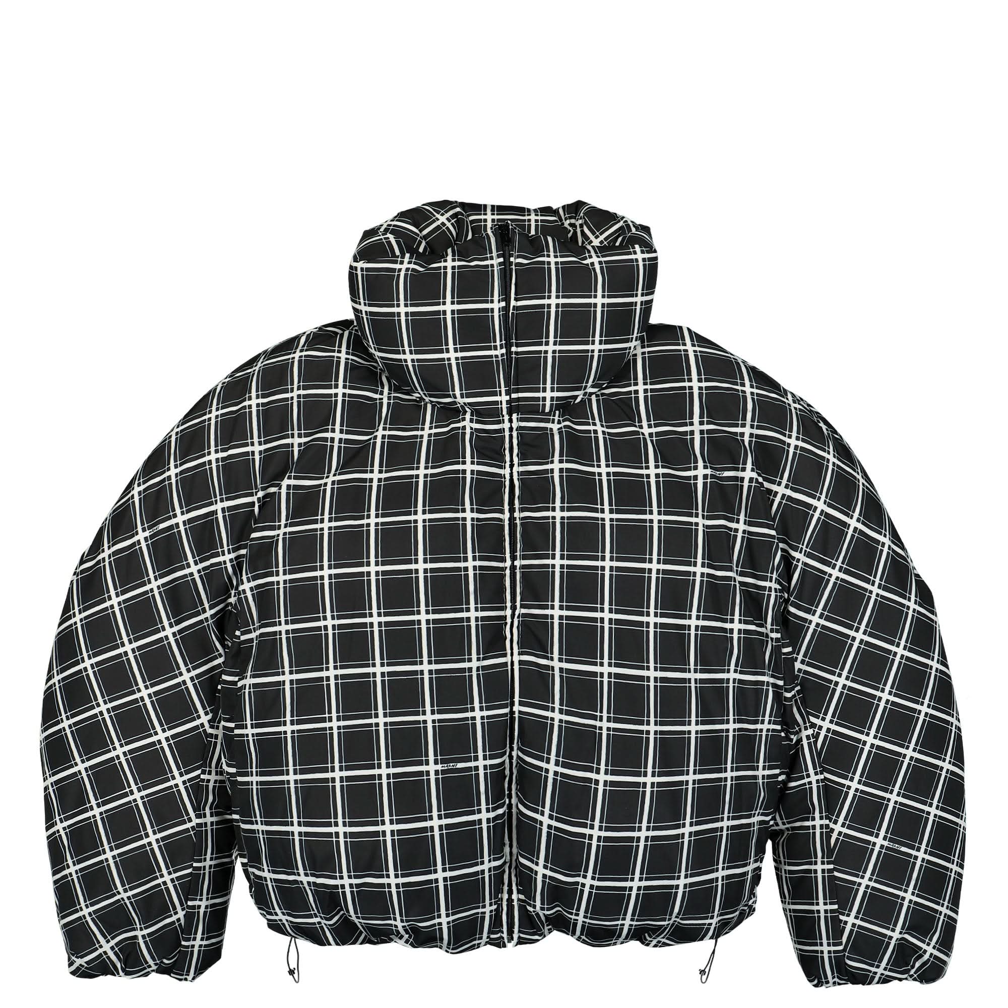 Big Check Nylon Padded Jacket