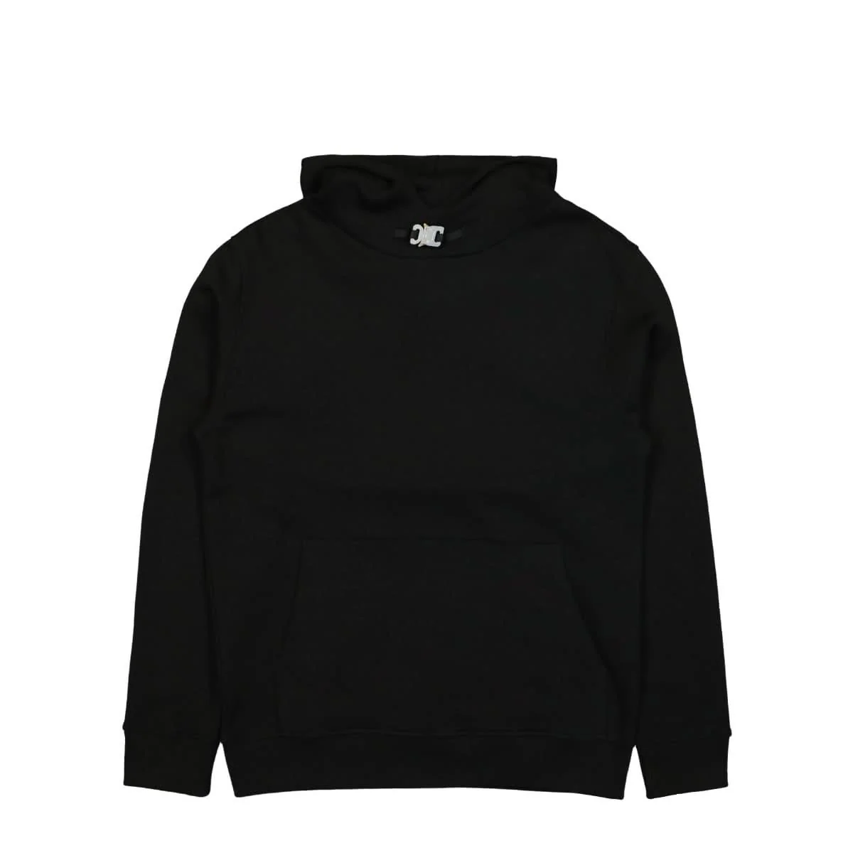 Metal Buckle Collar Hoodie