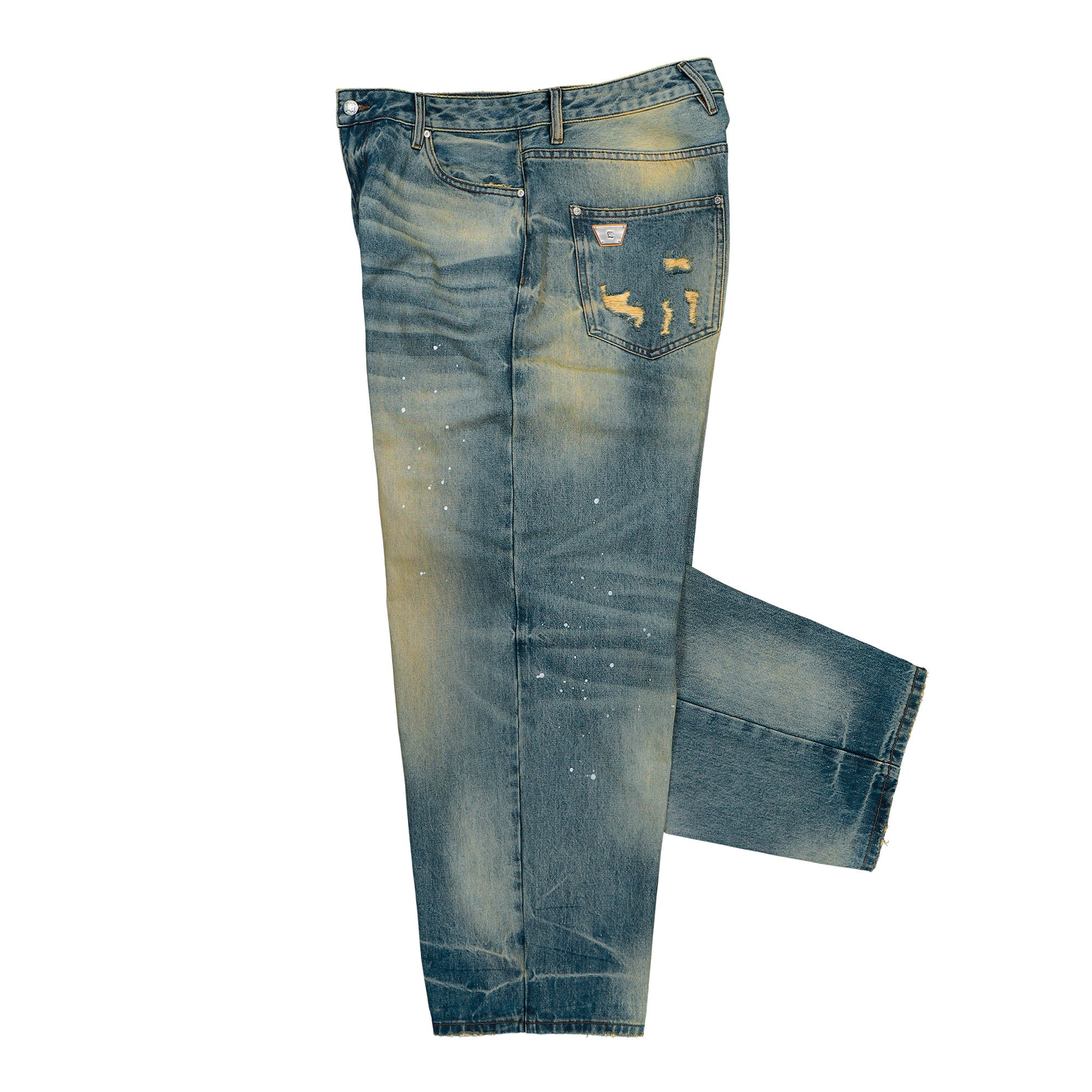 Baggy Denim Trousers - Image 3