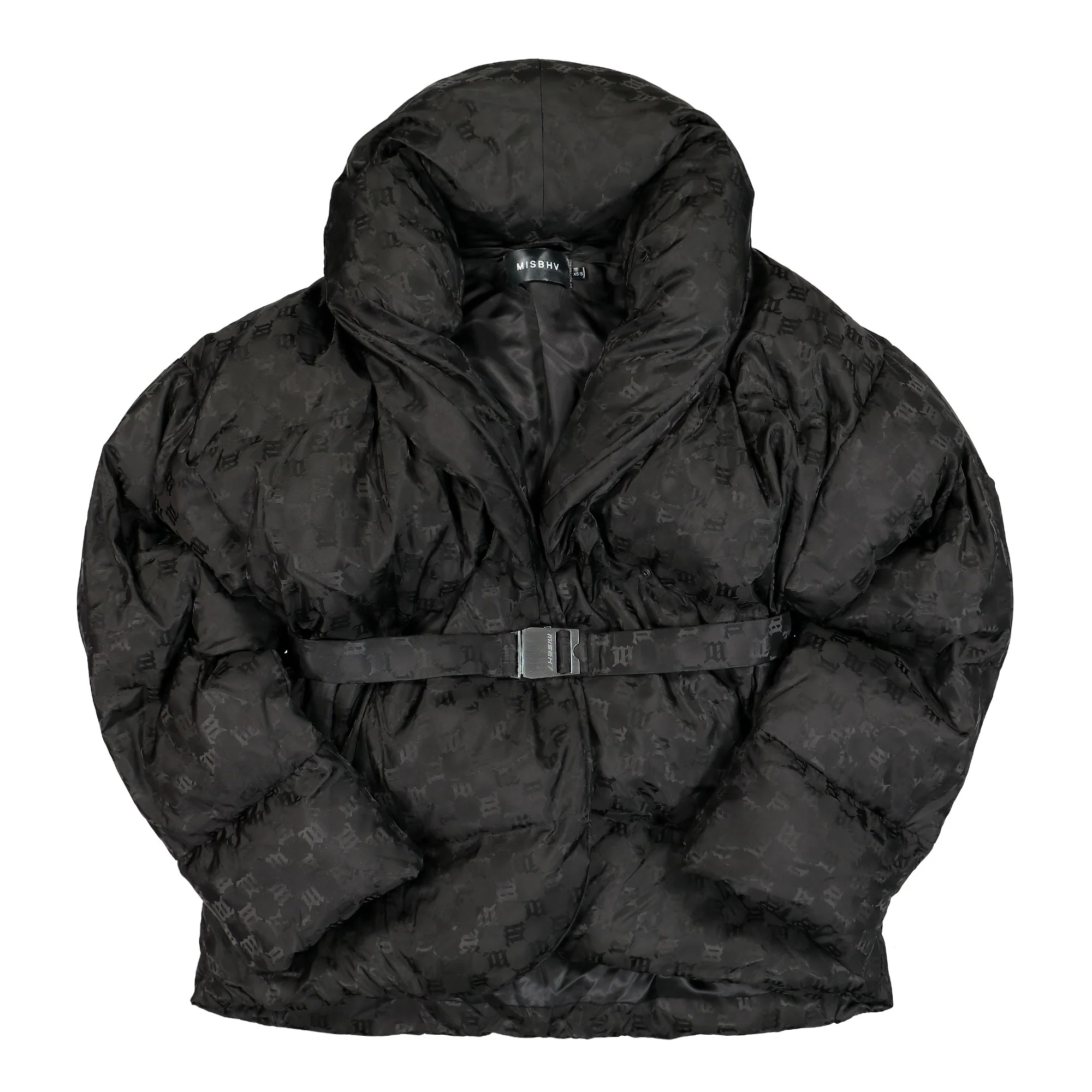 Black Moscow Monogram Puffer Jacket