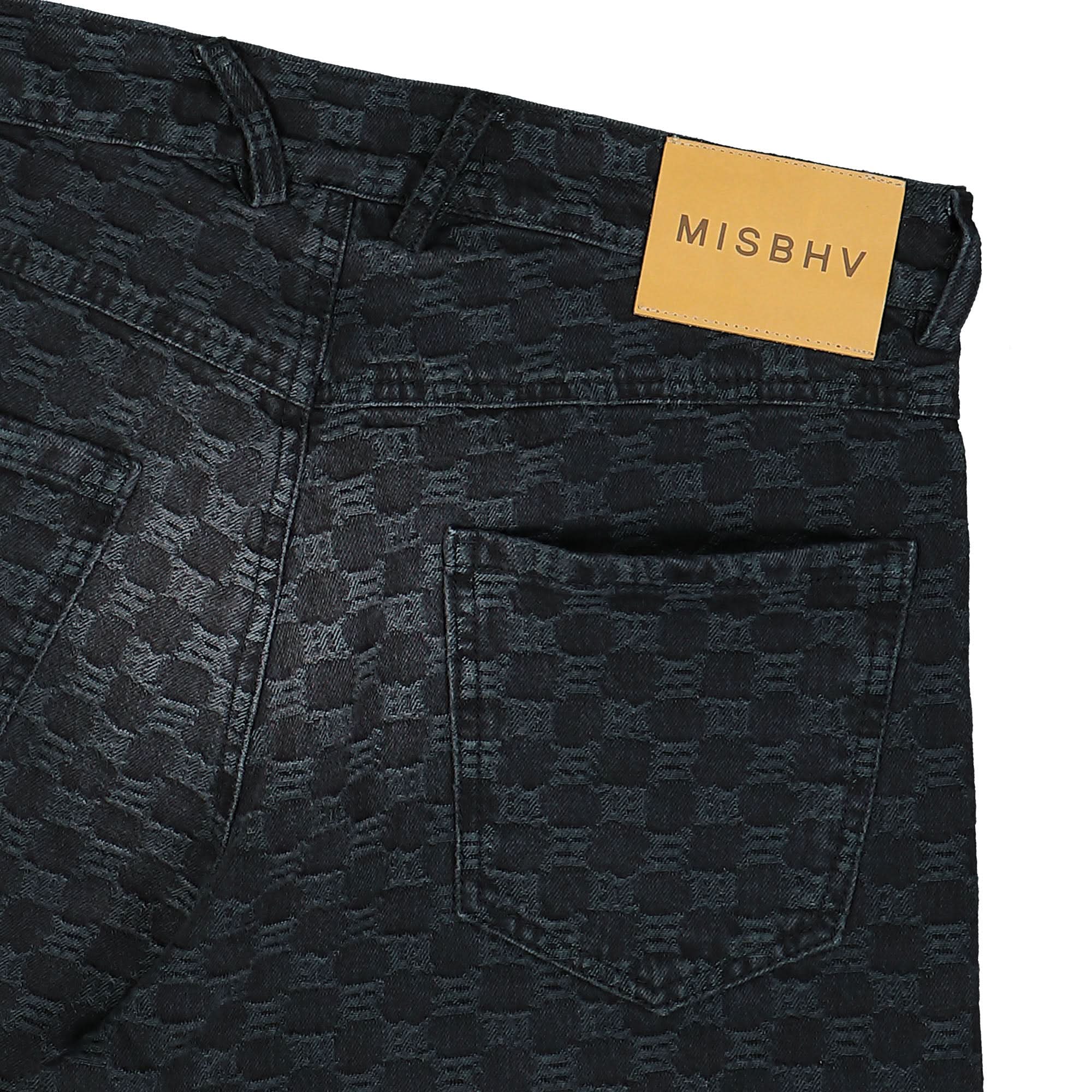 Jacquard Denim Monogram Trousers - Image 5