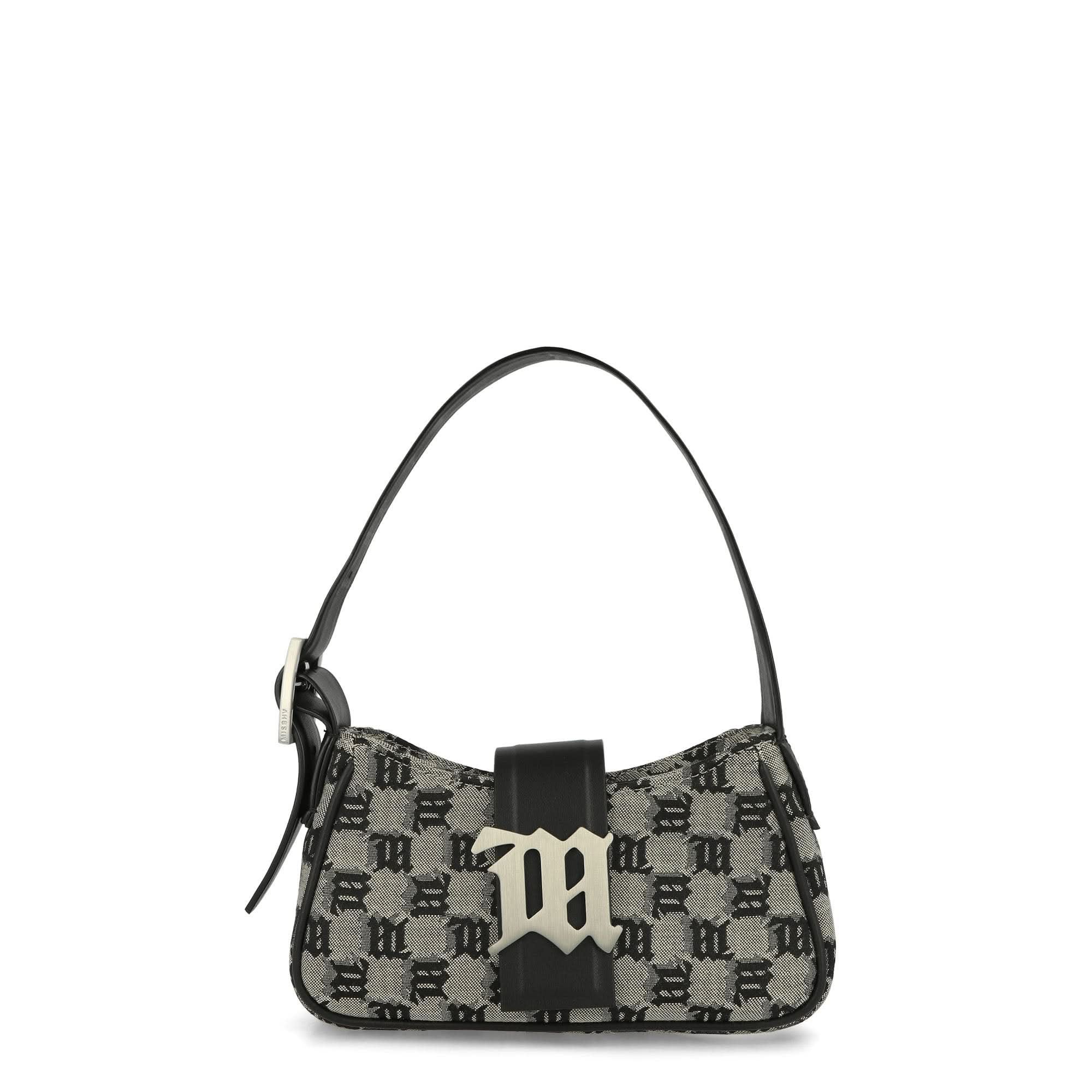 Jacquard Monogram Shoulder Bag Mini