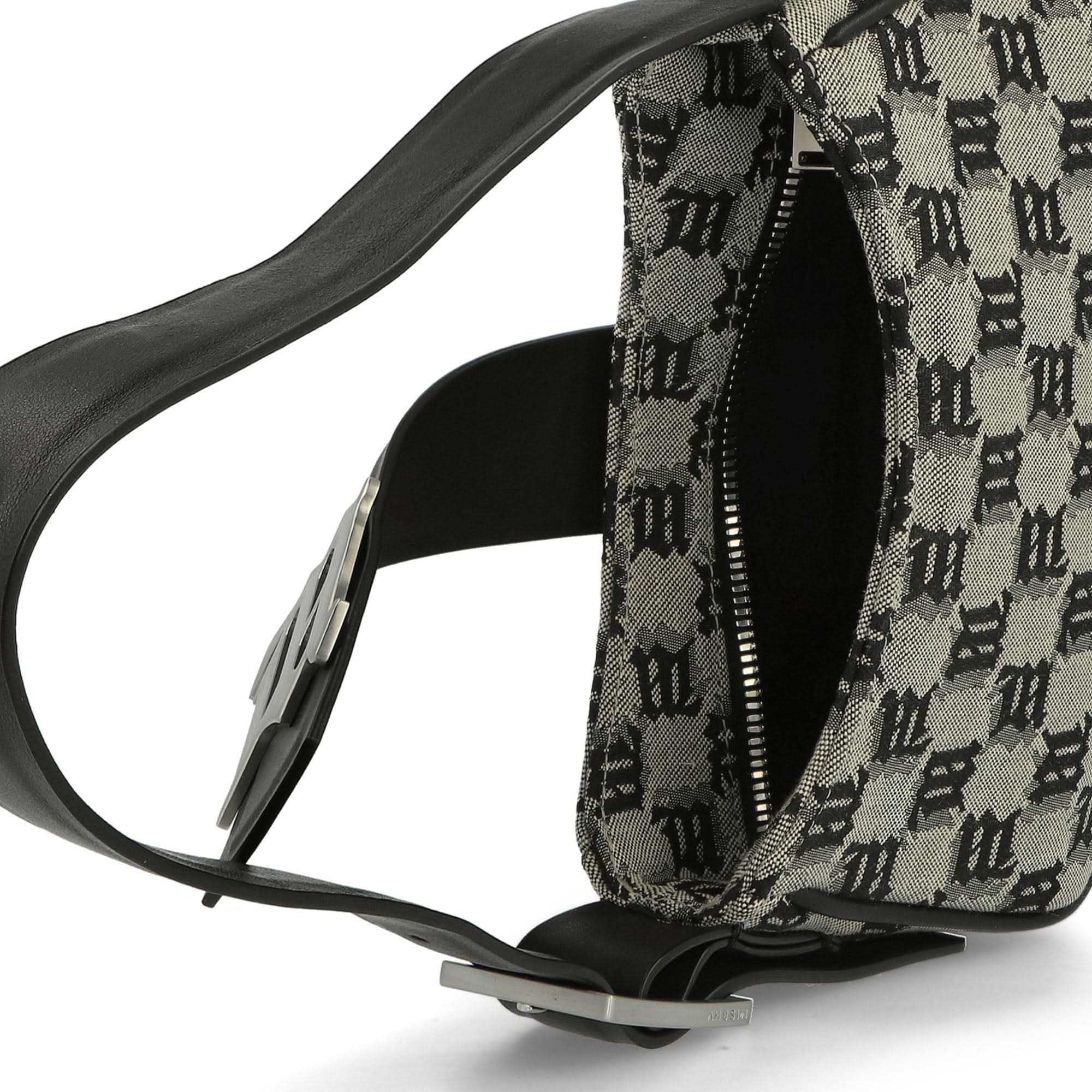 Jacquard Monogram Shoulder Bag Mini - Image 5