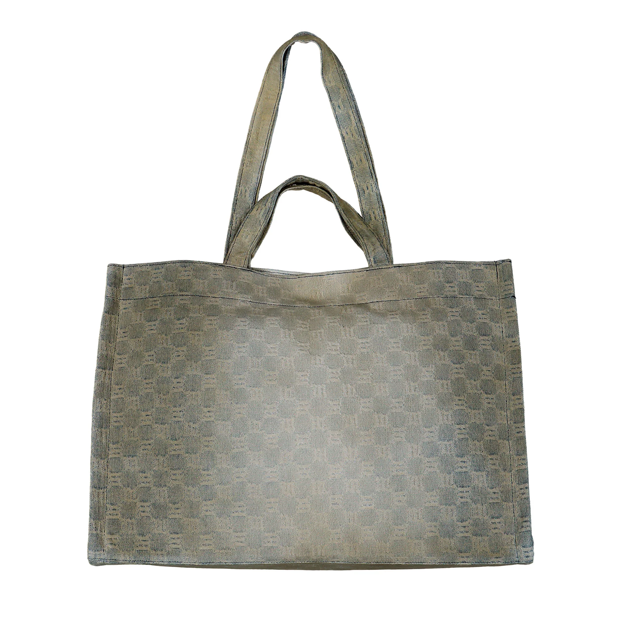 Jacquard Monogram Tote Bag