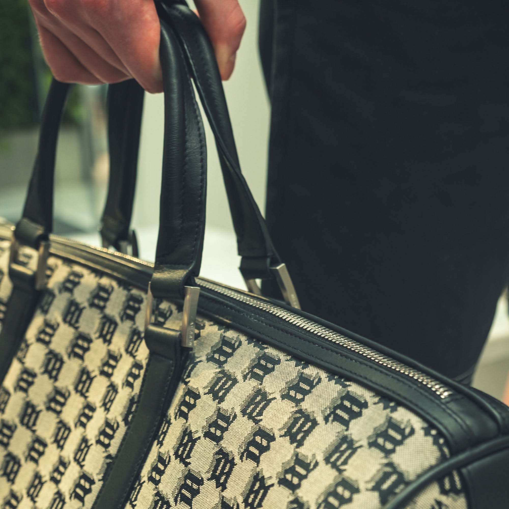 Jacquard Monogram Weekender Bag - Image 2