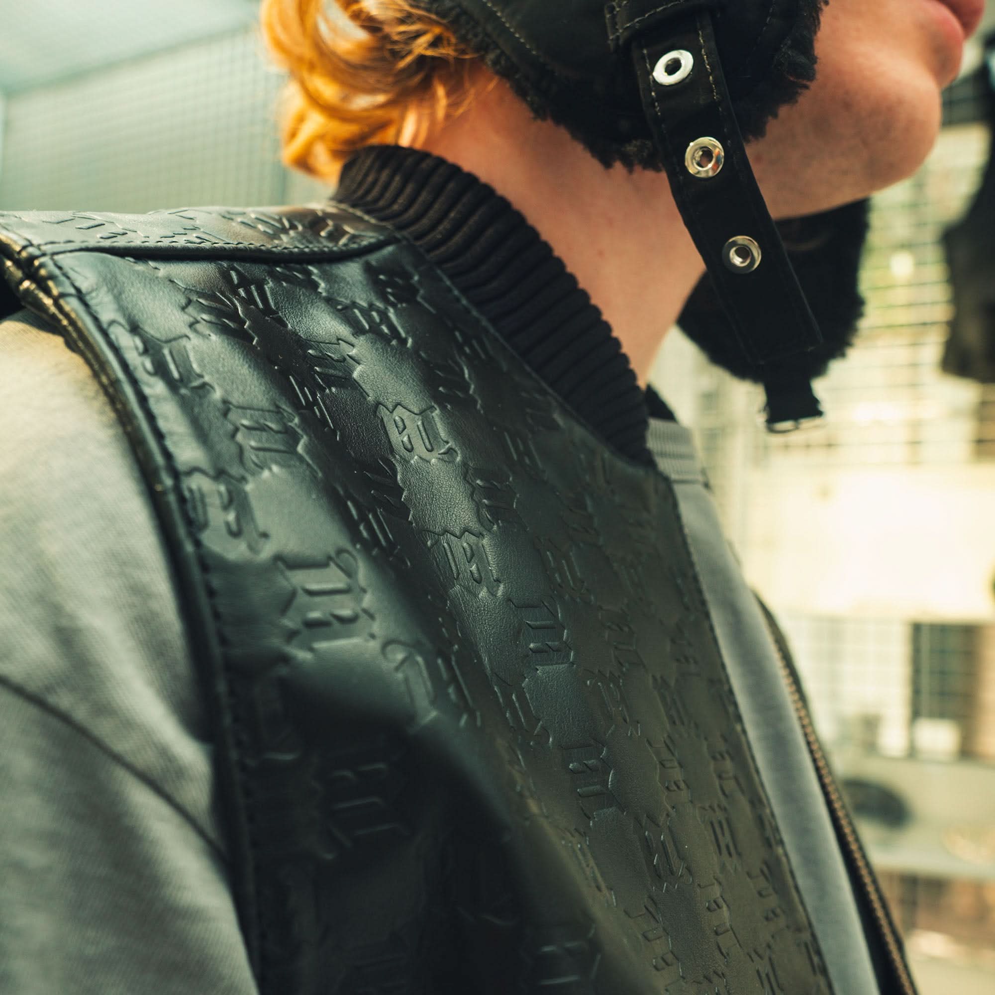 Leather Monogram Embossed Vest - Image 2