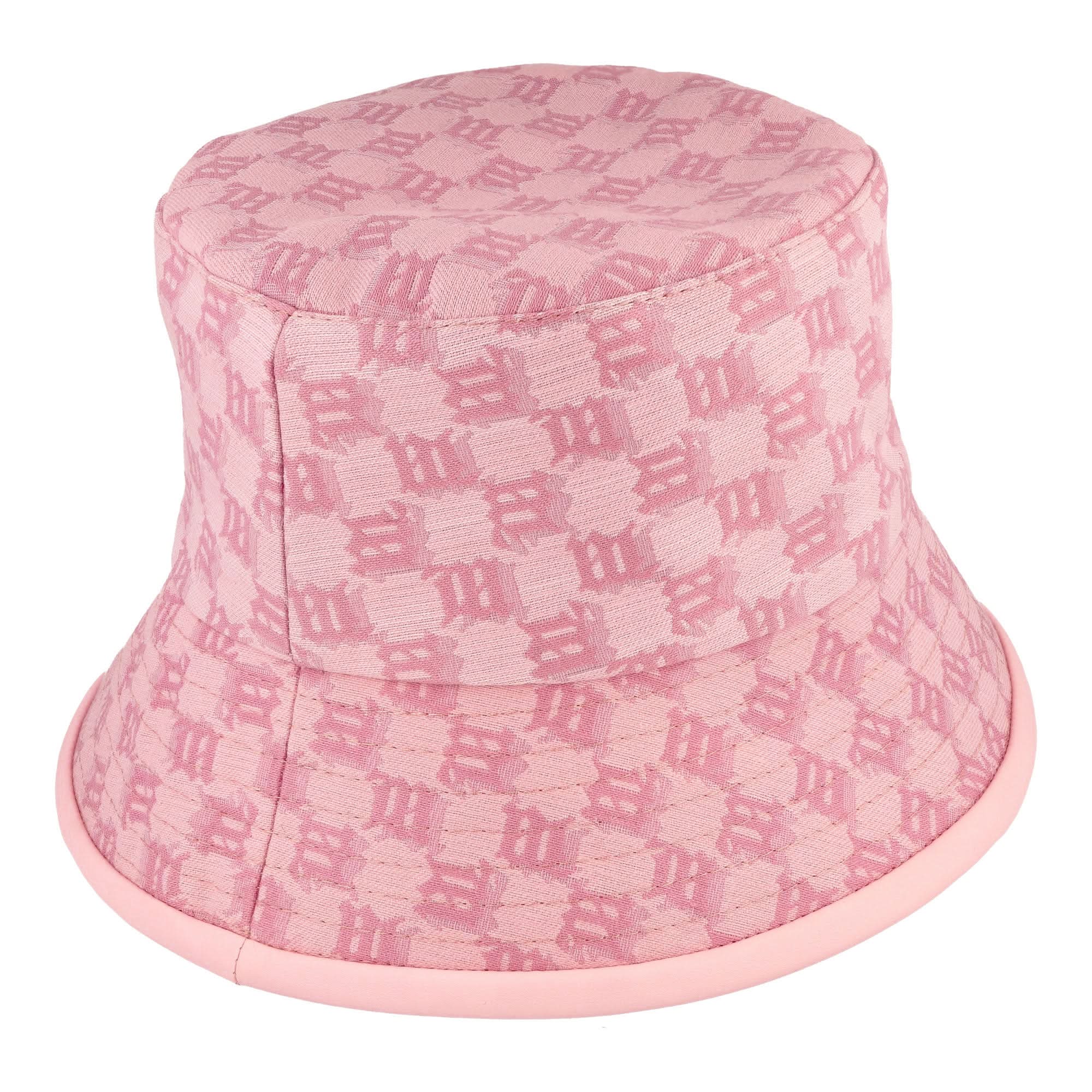 Leather-Trimmed Monogram Bucket Hat - Image 5
