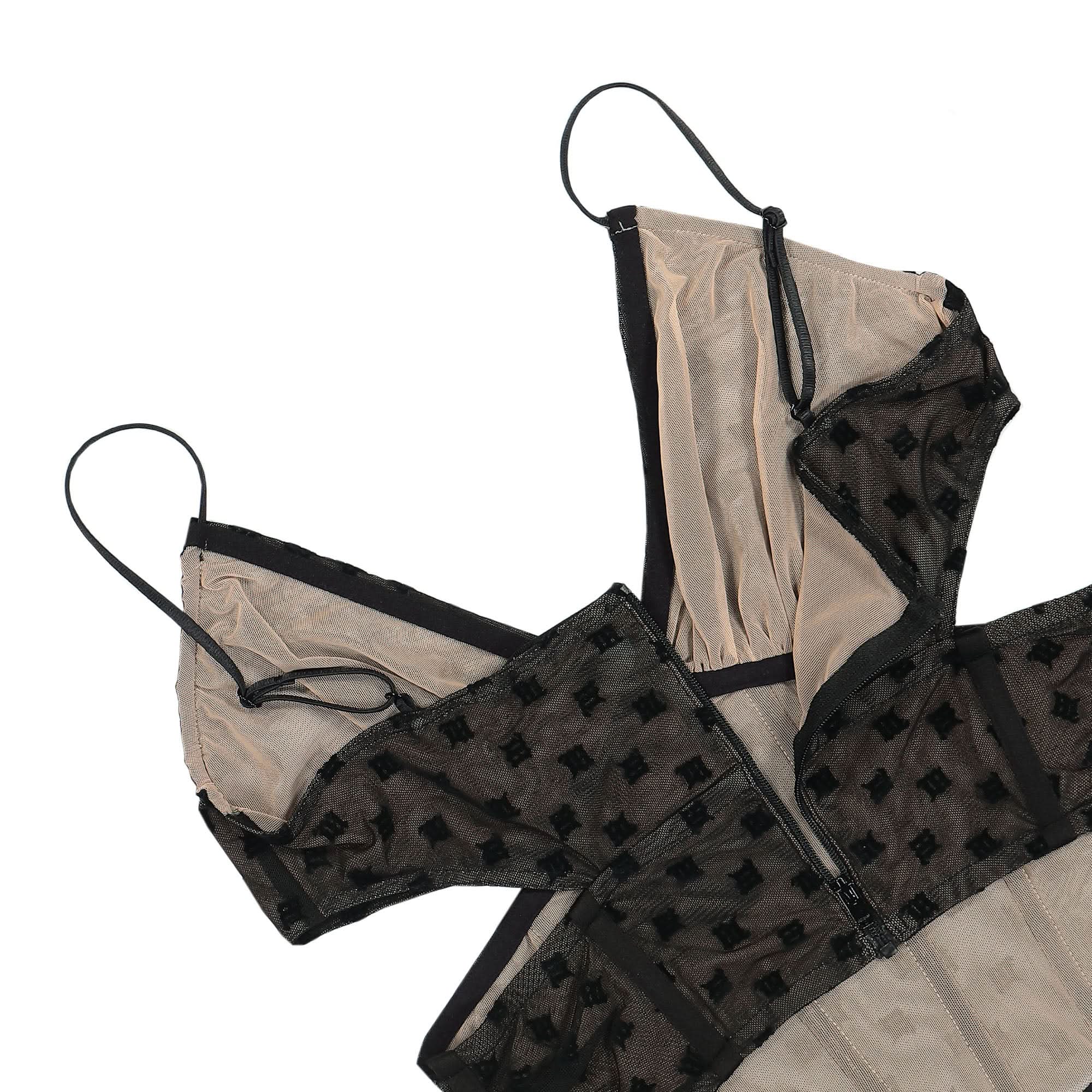 Mesh Monogram Corset - Image 5