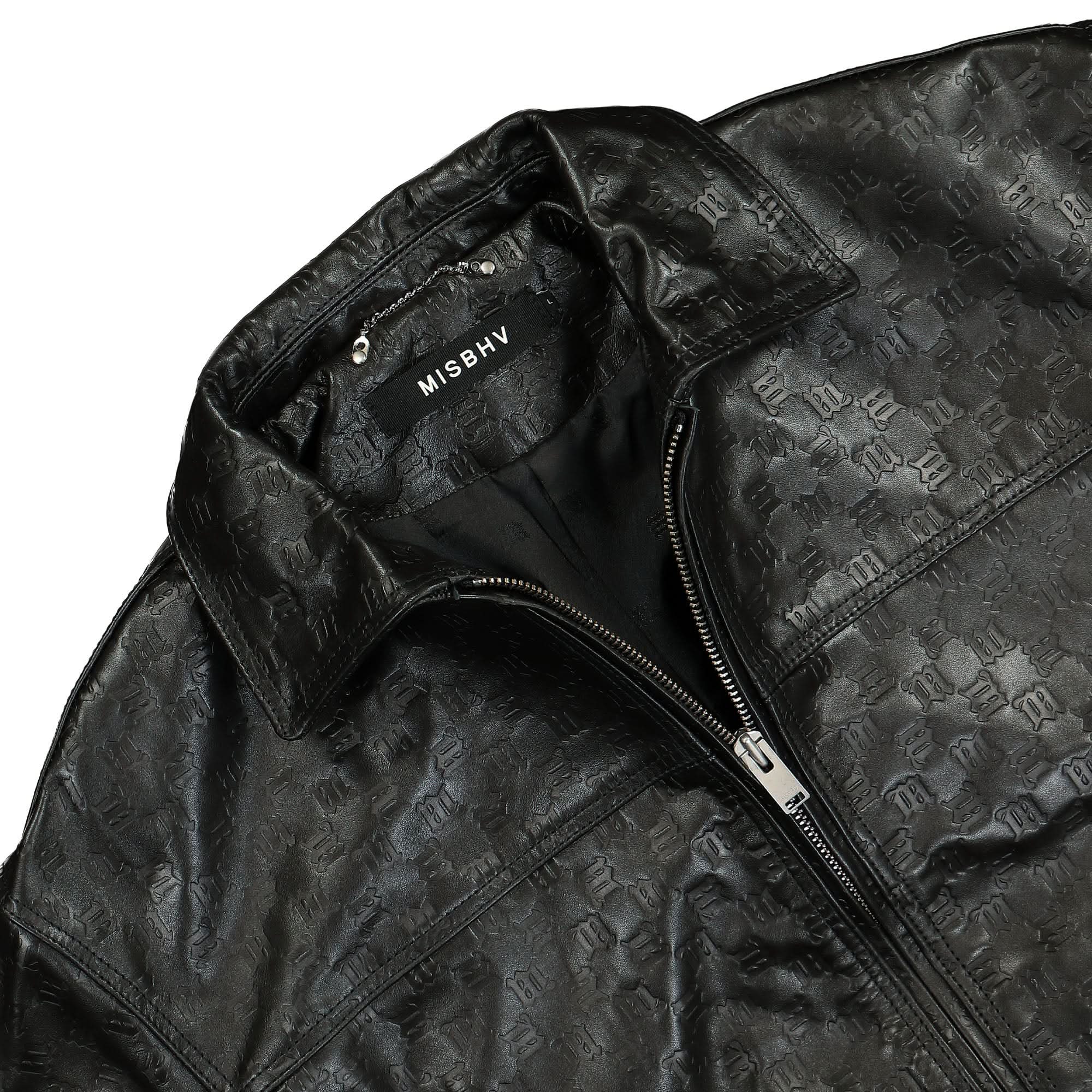 Monogram Embossed Bandit Leather Jacket - Image 3