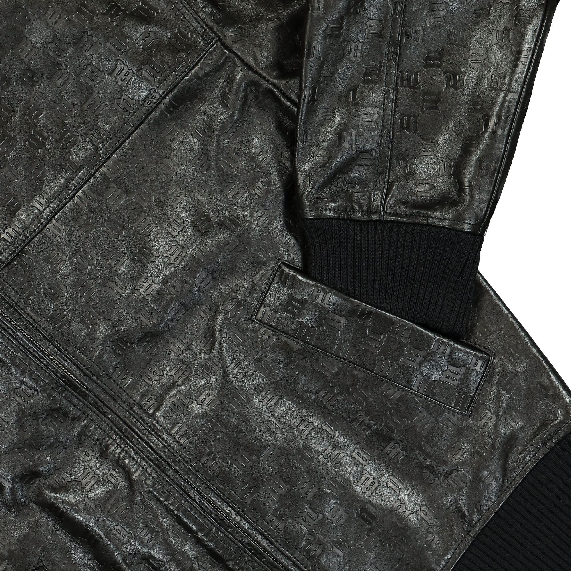 Monogram Embossed Bandit Leather Jacket - Image 4