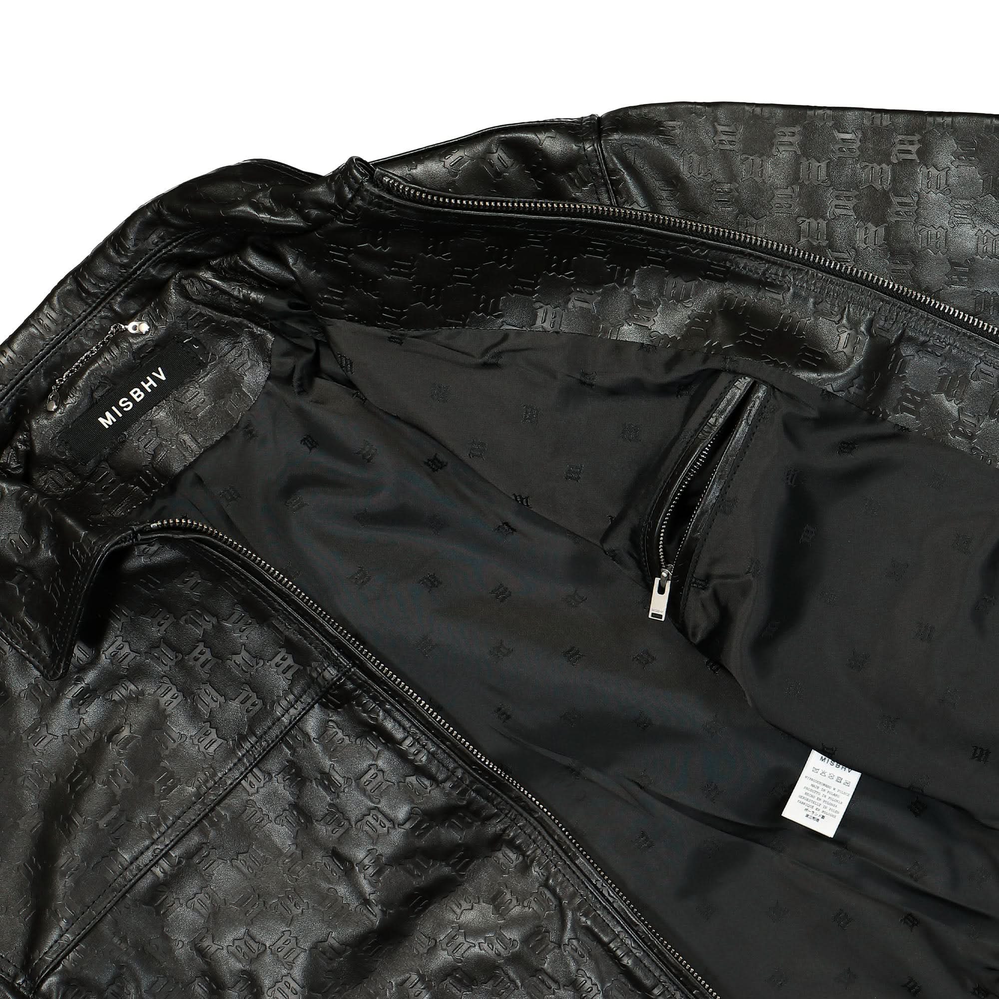 Monogram Embossed Bandit Leather Jacket - Image 5