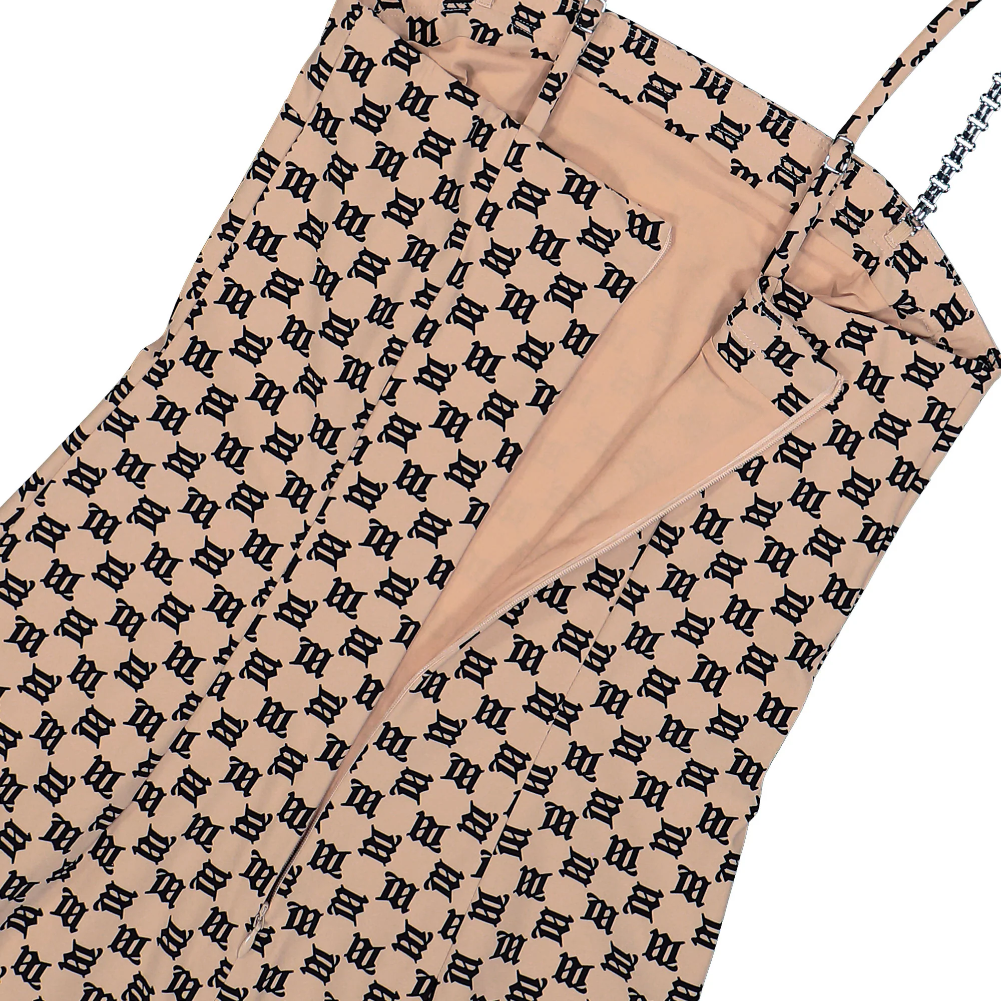 Monogram Spaghetti Mini Dress - Image 4